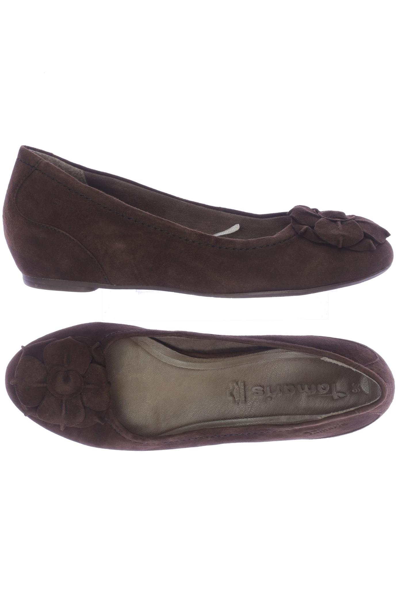 

Tamaris Damen Ballerinas, braun, Gr. 36
