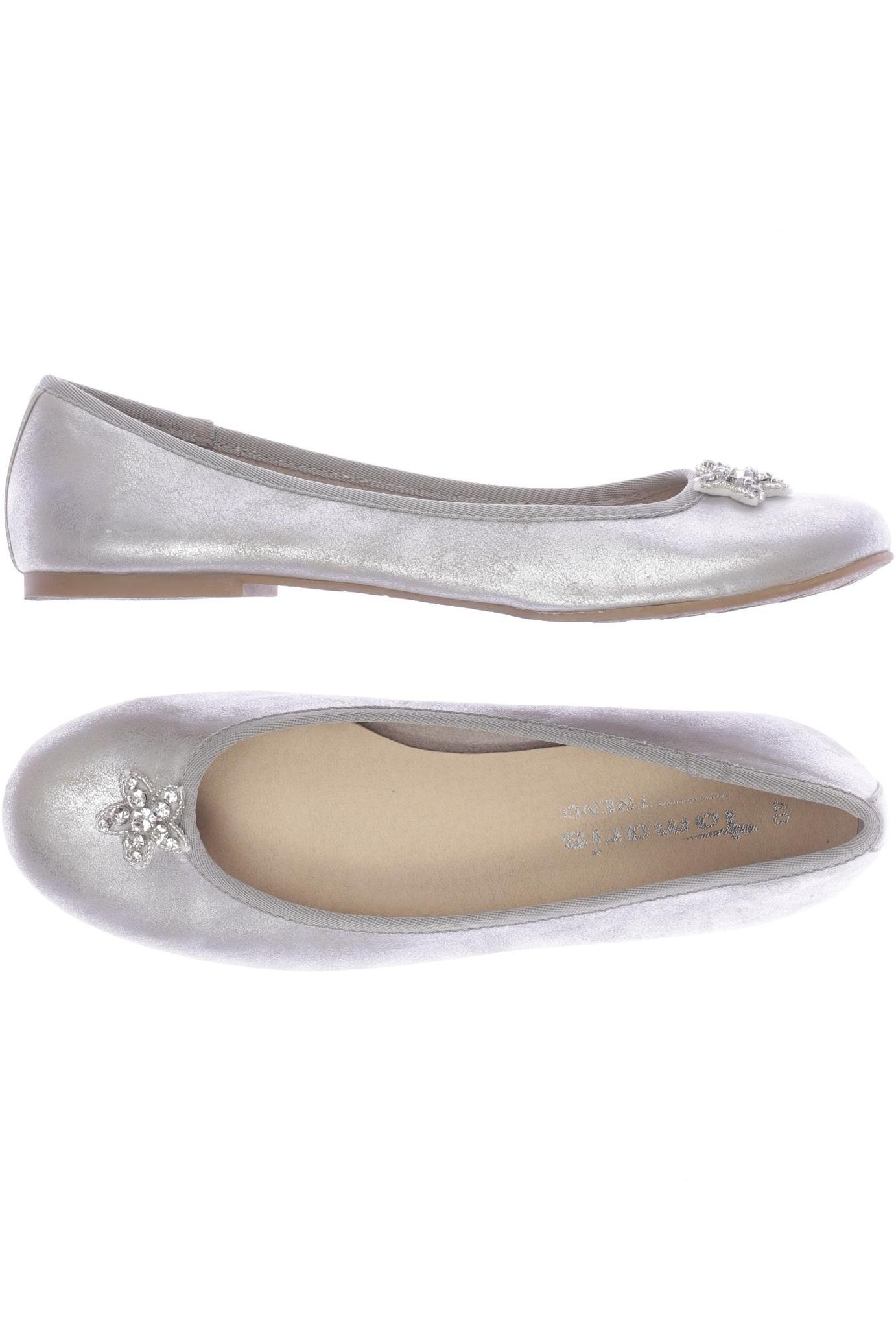 

Tamaris Damen Ballerinas, silber, Gr. 40