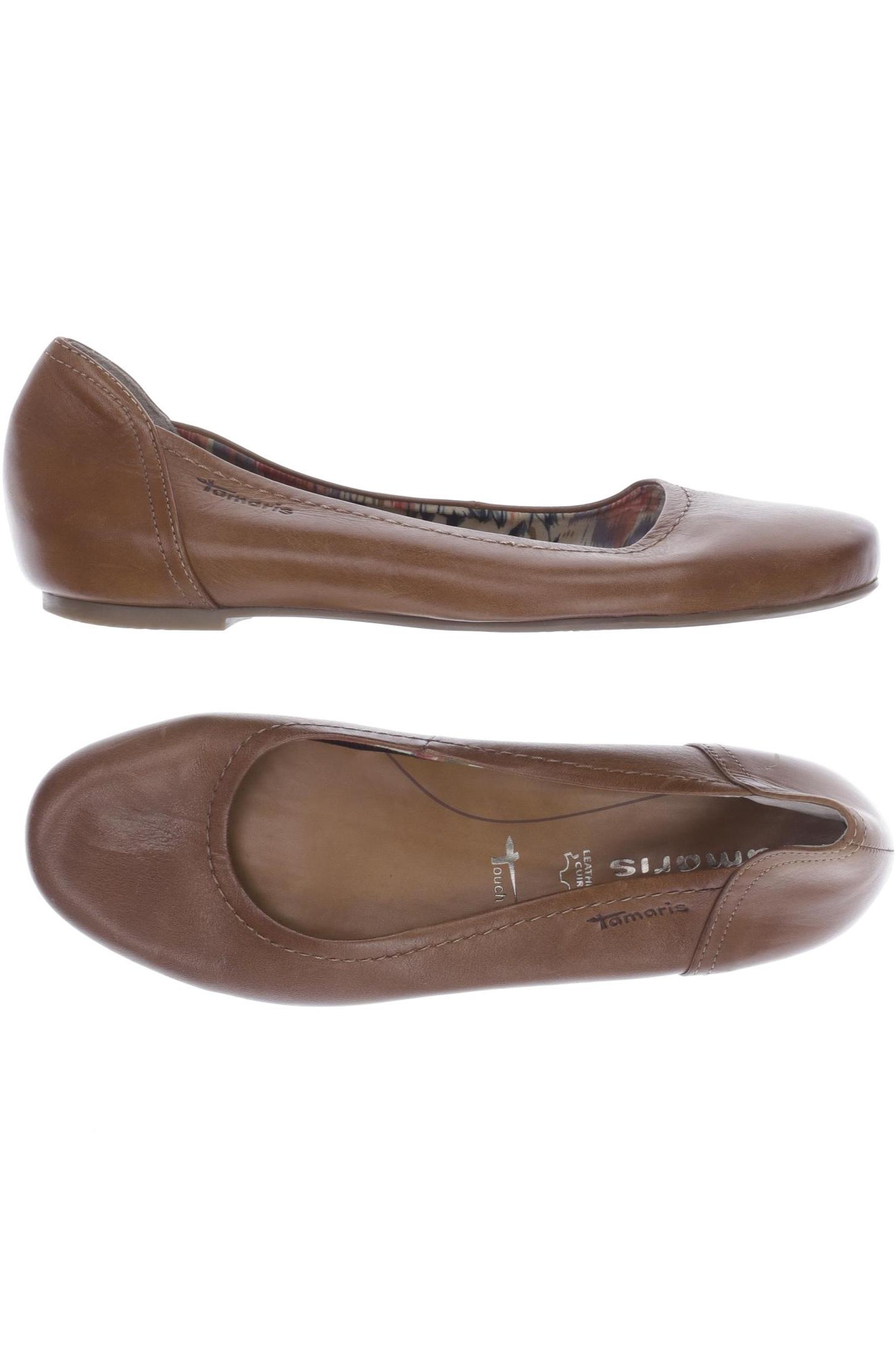 

Tamaris Damen Ballerinas, braun, Gr. 39
