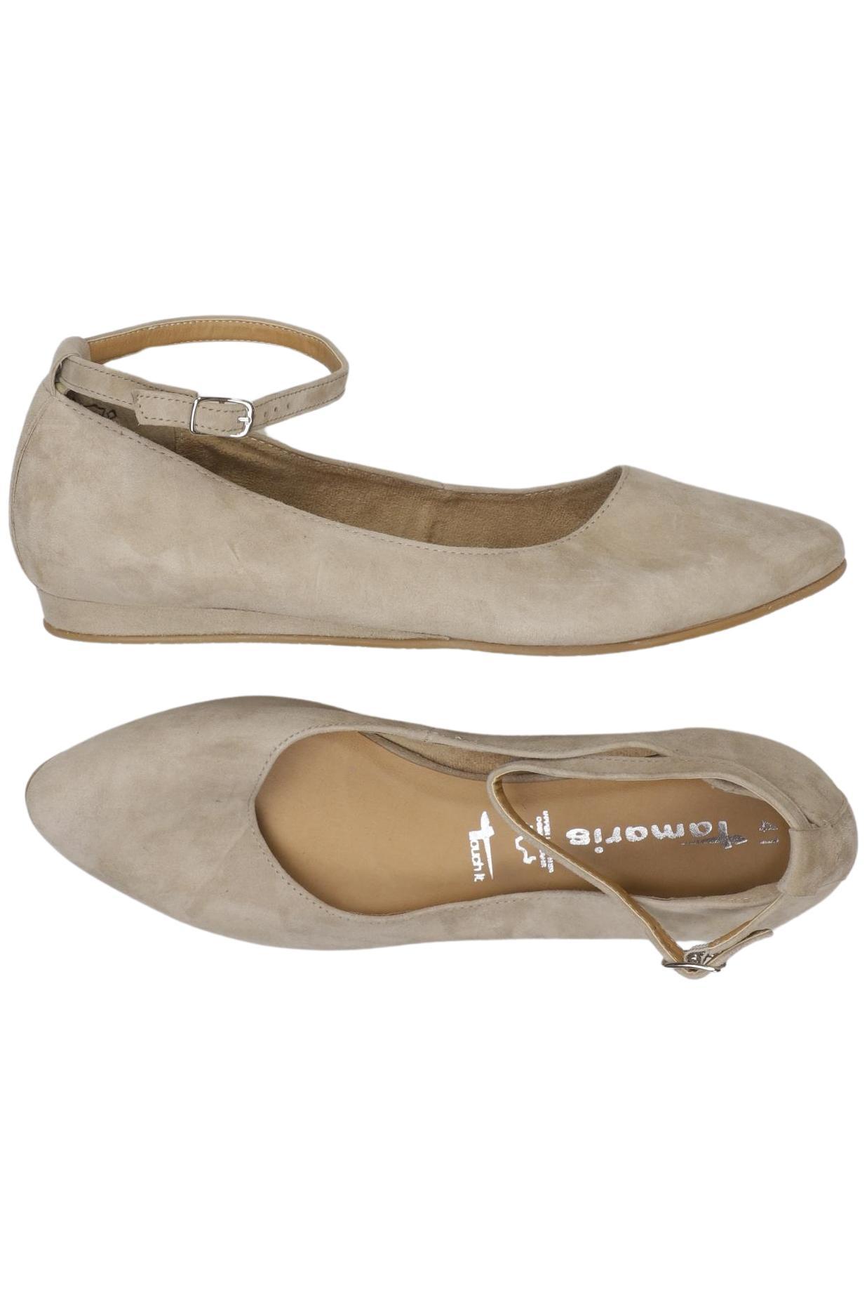 

Tamaris Damen Ballerinas, beige, Gr. 41