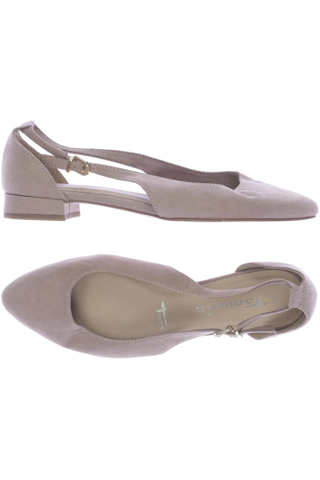

Tamaris Damen Ballerinas, beige, Gr. 39