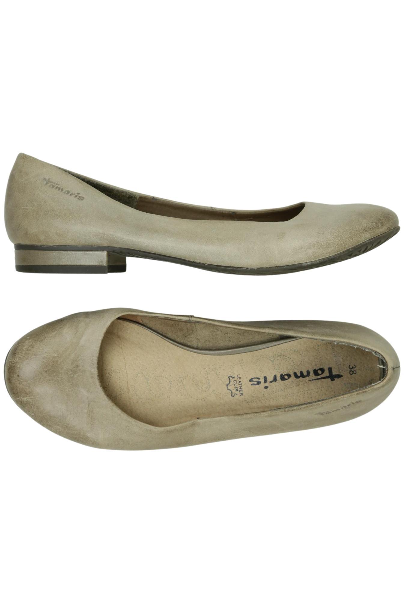 

Tamaris Damen Ballerinas, beige, Gr. 38
