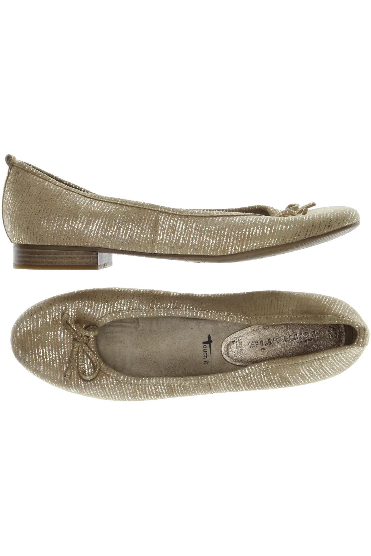 

Tamaris Damen Ballerinas, beige, Gr. 42