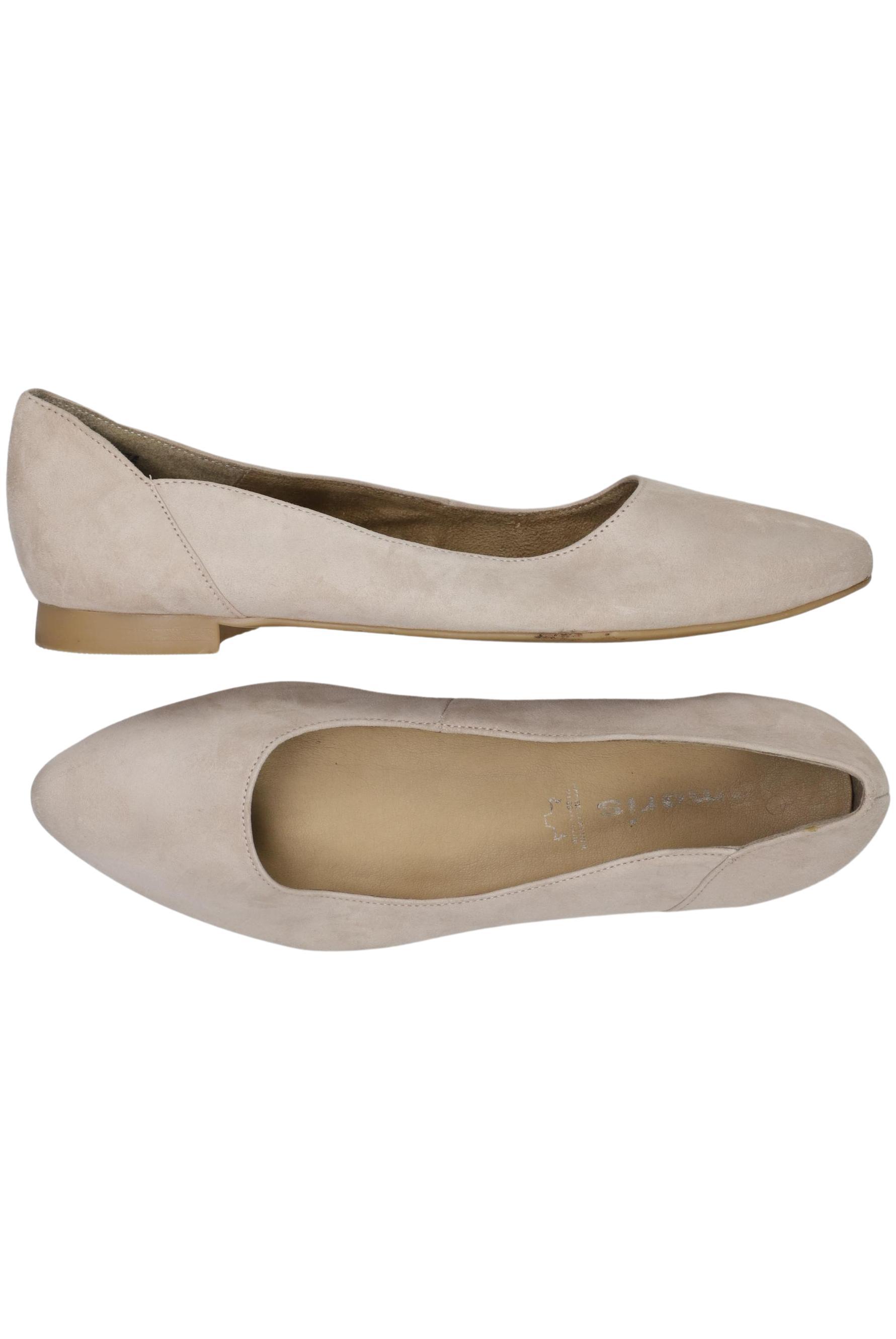 

Tamaris Damen Ballerinas, beige, Gr. 39