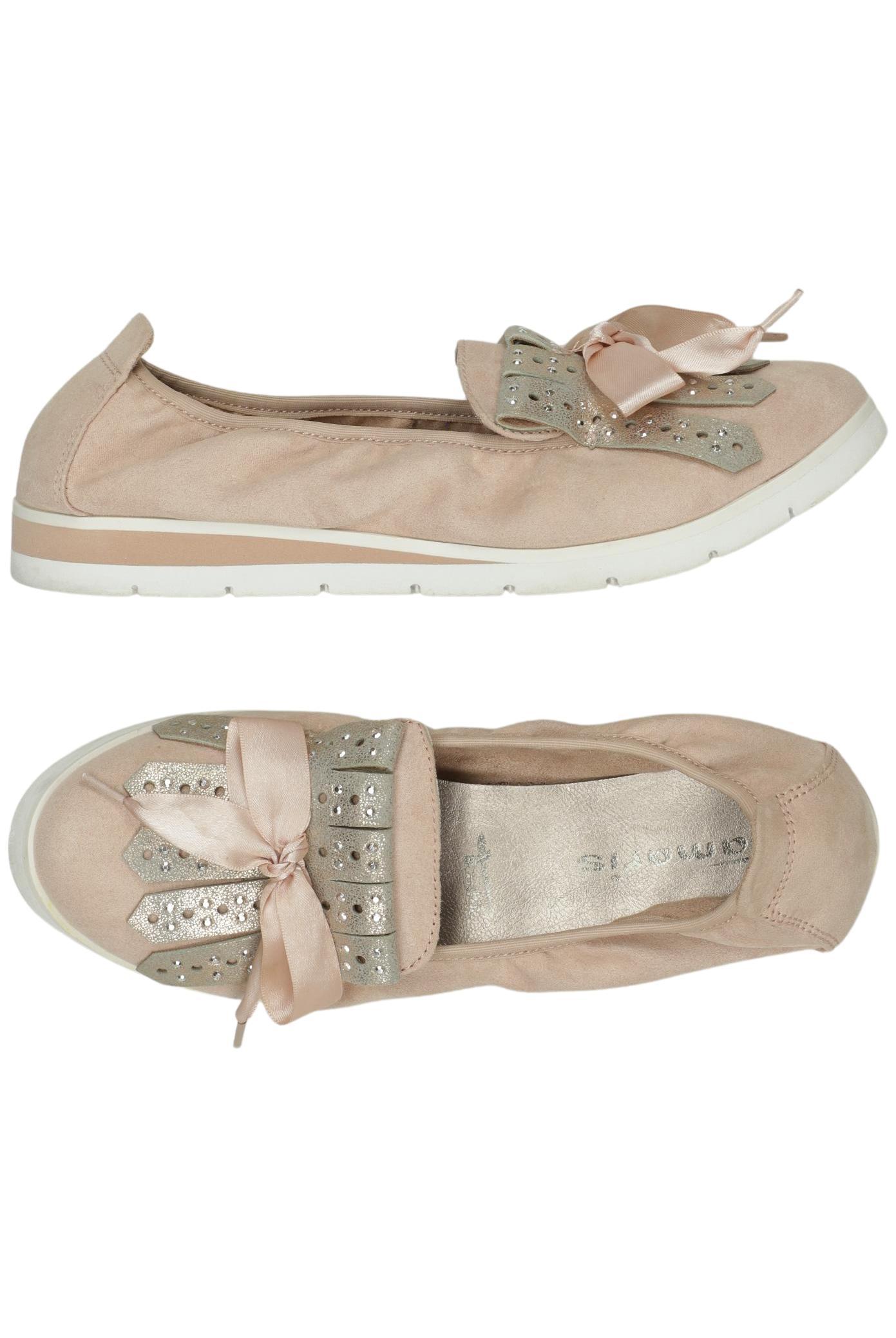 

Tamaris Damen Ballerinas, beige, Gr. 38