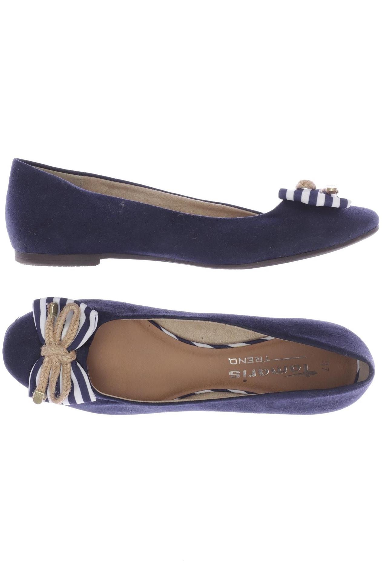 

Tamaris Damen Ballerinas, marineblau, Gr. 37