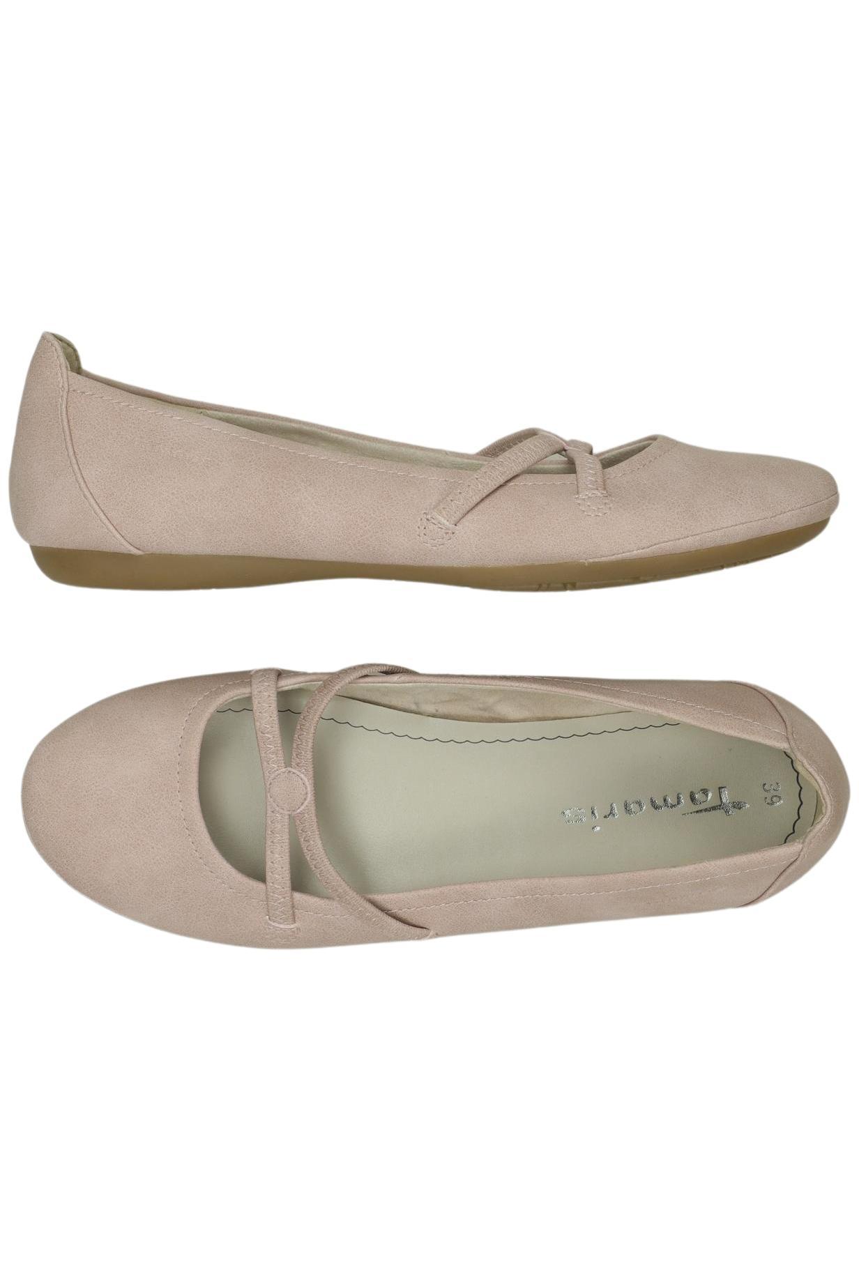 

Tamaris Damen Ballerinas, beige, Gr. 39