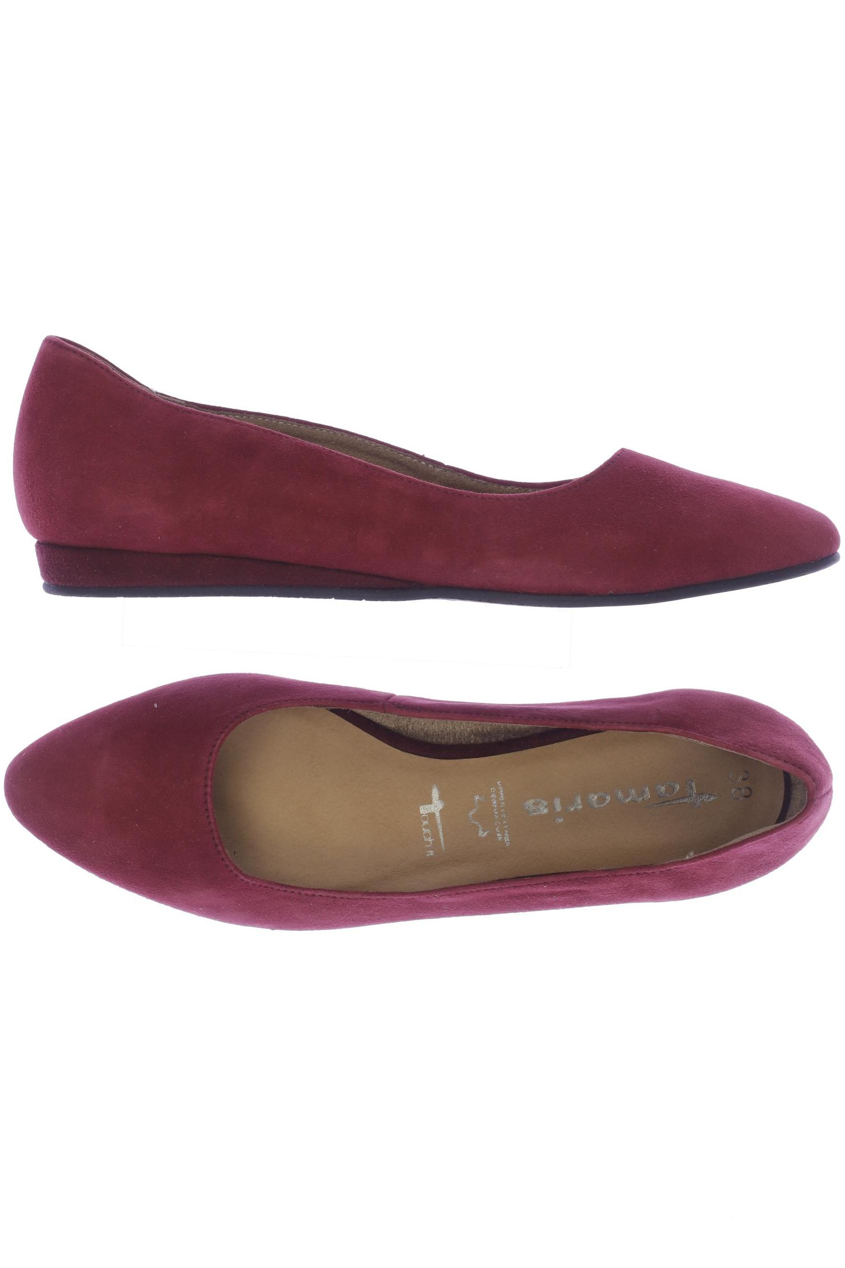 

Tamaris Damen Ballerinas, bordeaux, Gr. 38