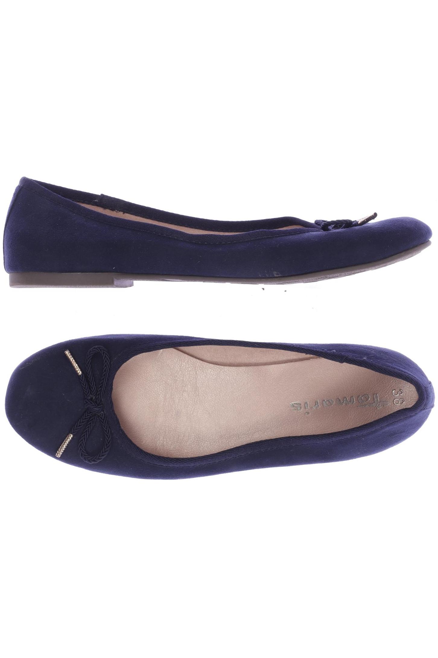 

Tamaris Damen Ballerinas, marineblau, Gr. 38