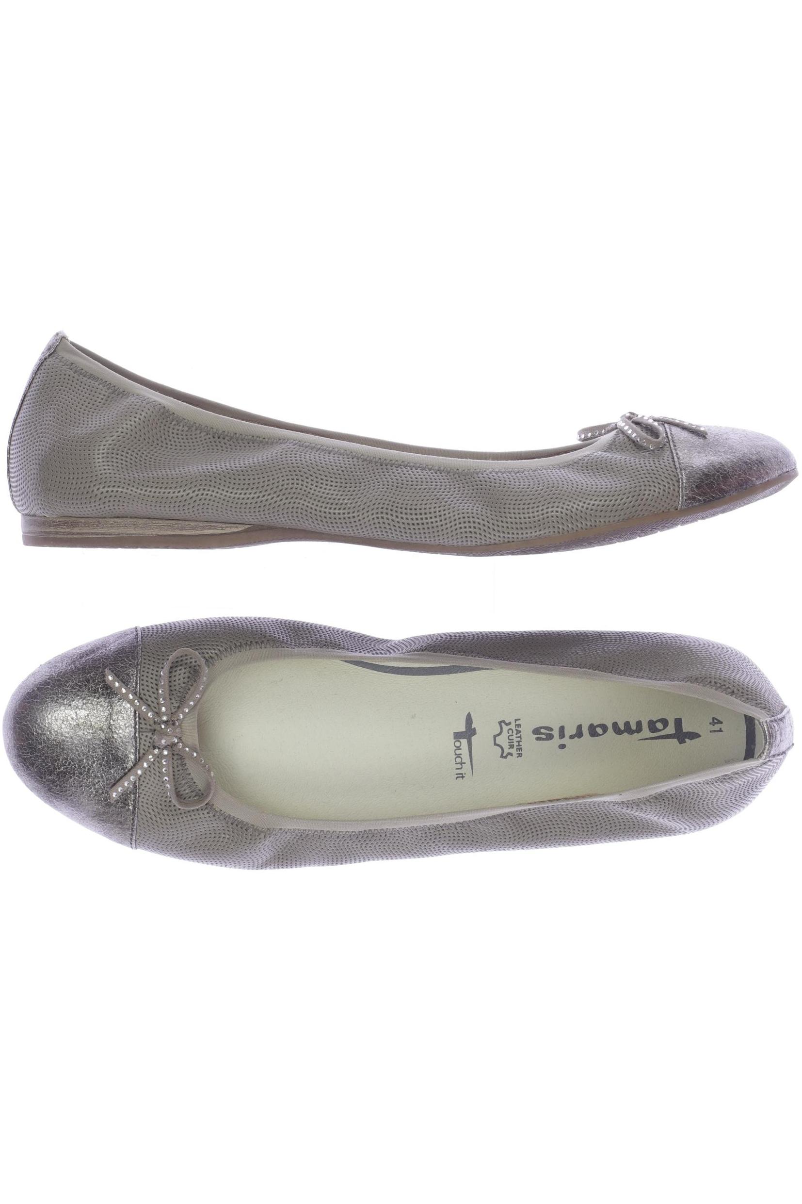 

Tamaris Damen Ballerinas, grau, Gr. 41