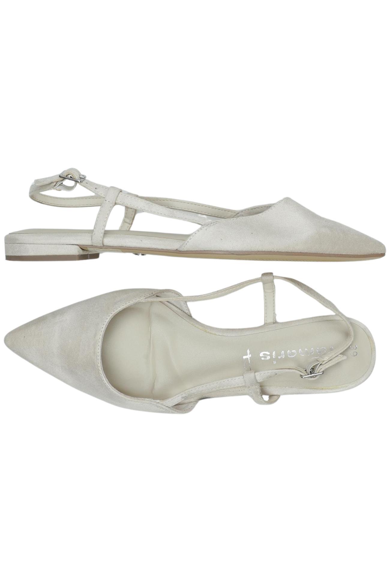 

Tamaris Damen Ballerinas, cremeweiß, Gr. 39