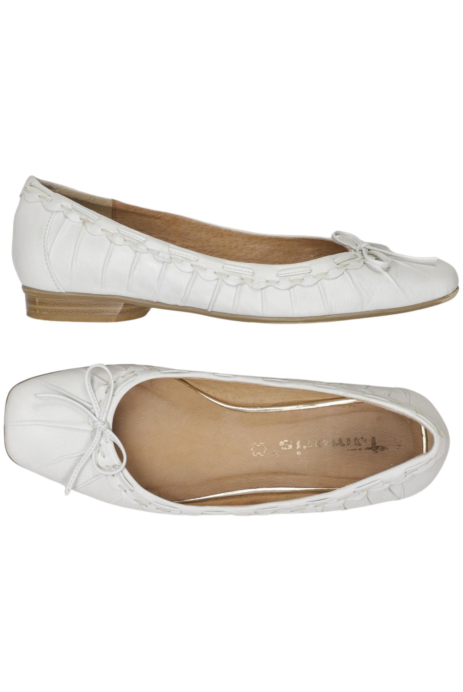 

Tamaris Damen Ballerinas, weiß, Gr. 36