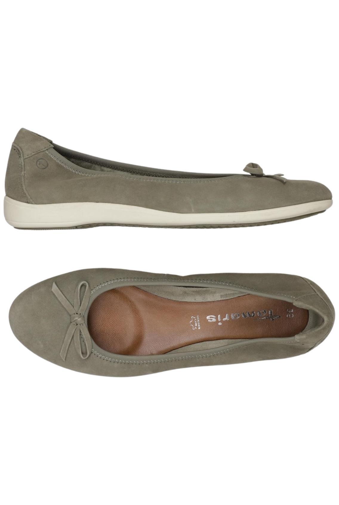 

Tamaris Damen Ballerinas, grün, Gr. 39