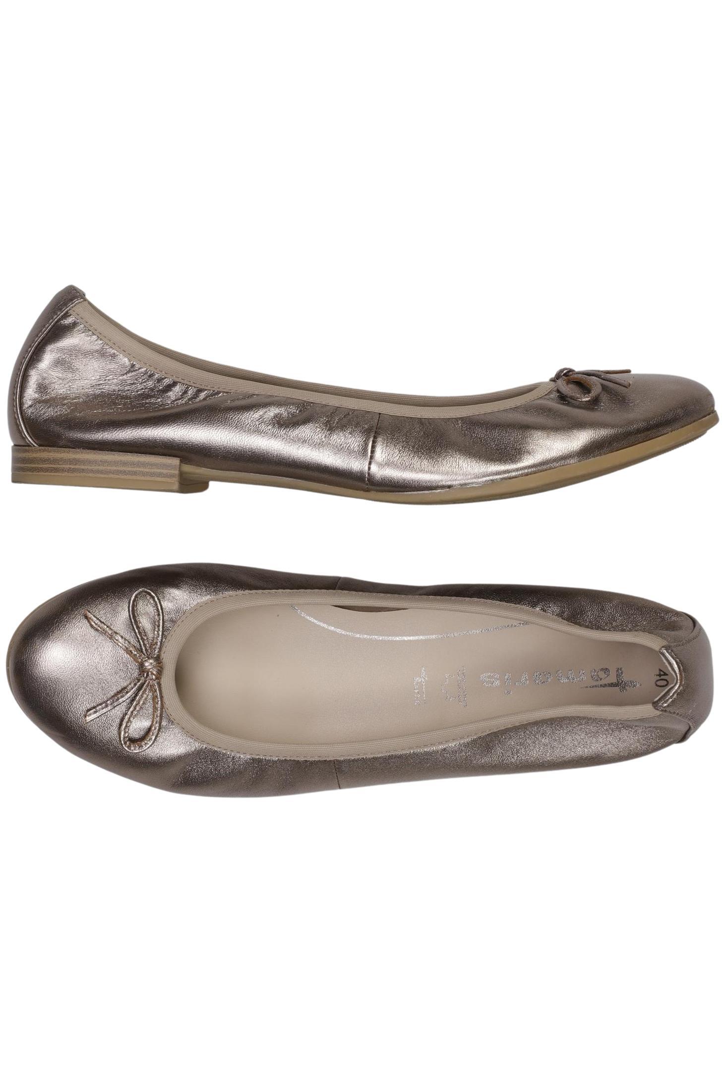 

Tamaris Damen Ballerinas, silber, Gr. 40