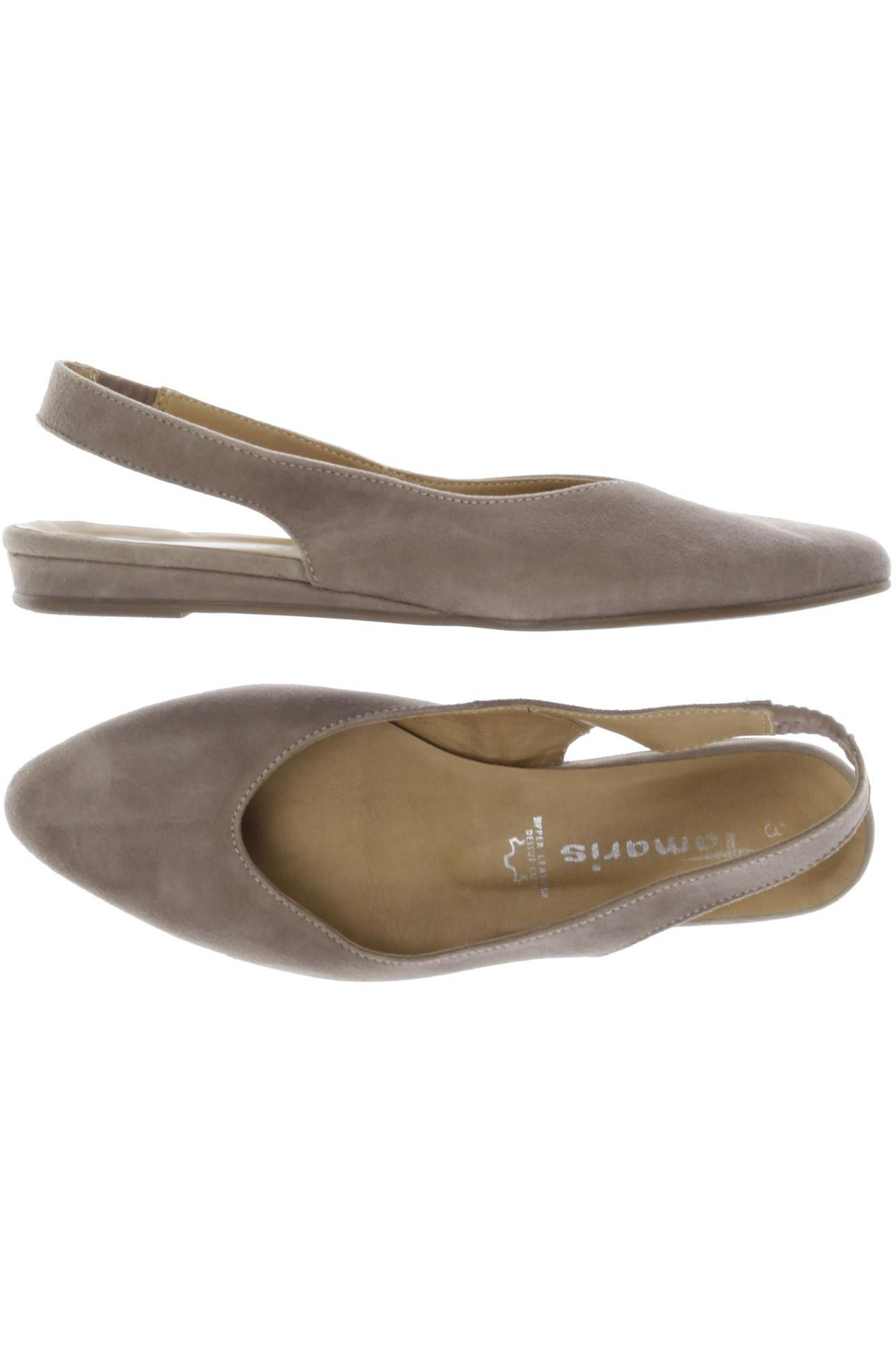 

Tamaris Damen Ballerinas, beige, Gr. 39