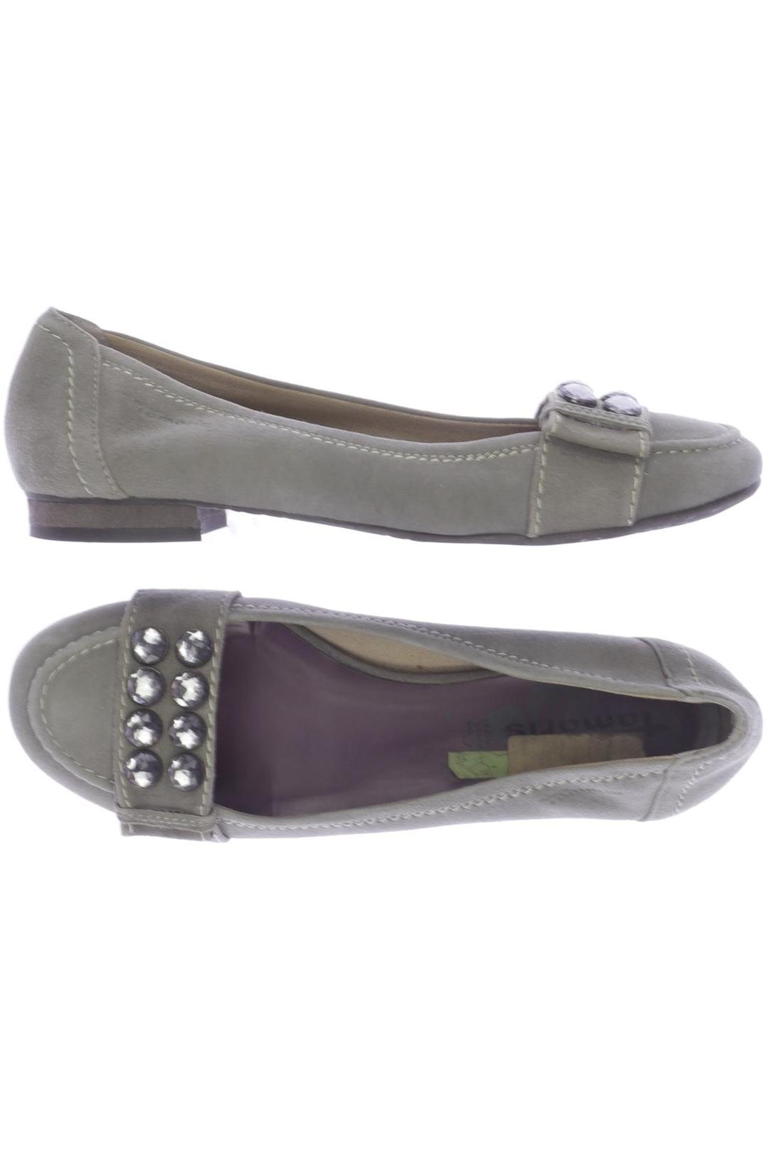 

Tamaris Damen Ballerinas, grün, Gr. 40