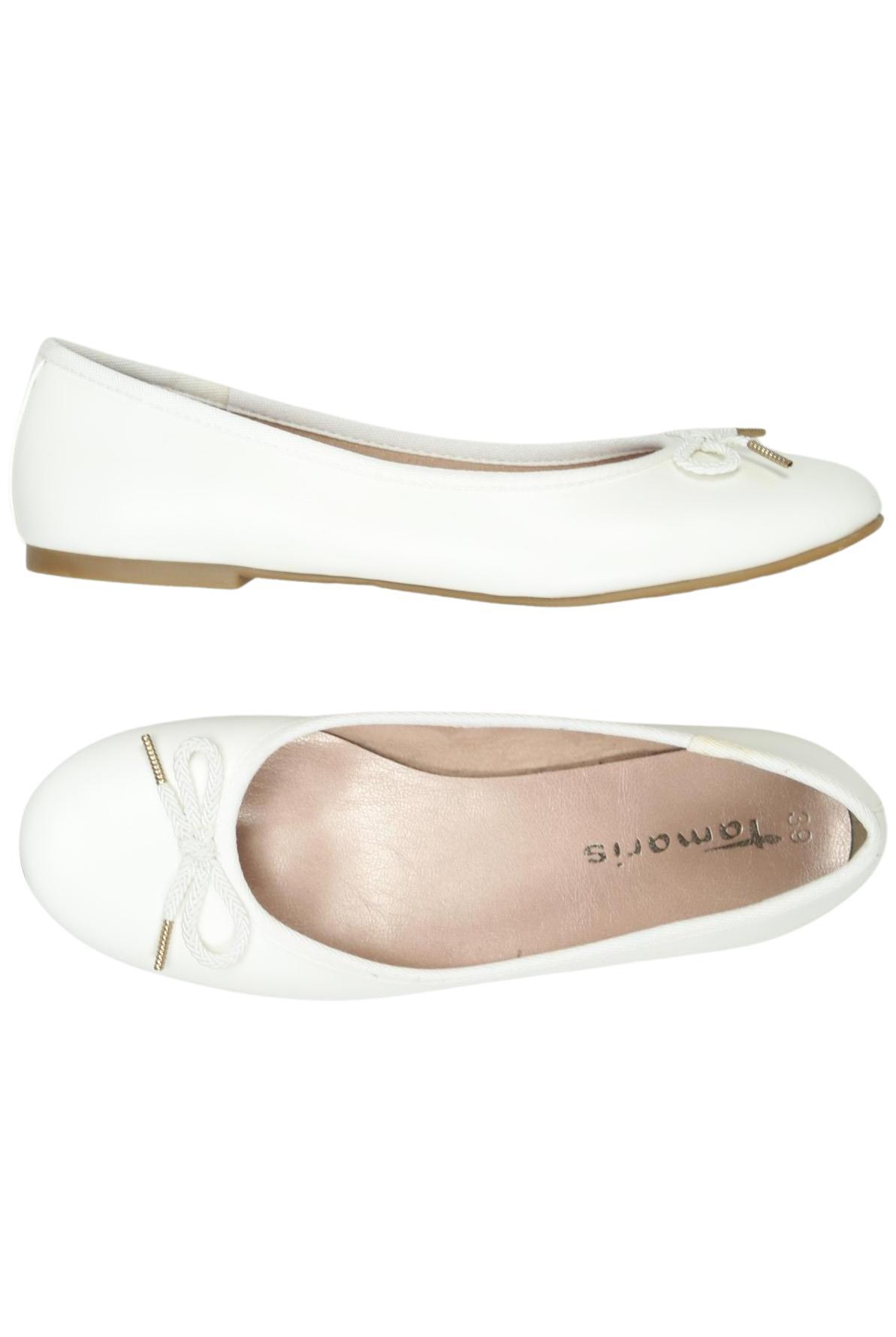 

Tamaris Damen Ballerinas, weiß, Gr. 39