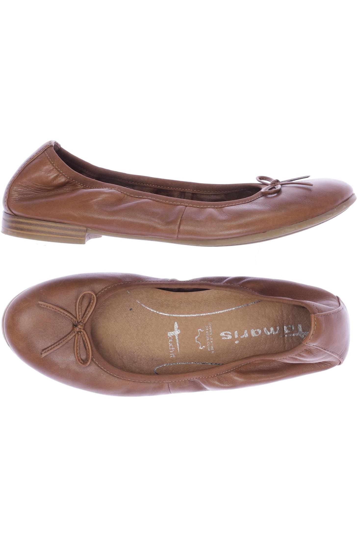 

Tamaris Damen Ballerinas, braun, Gr. 35