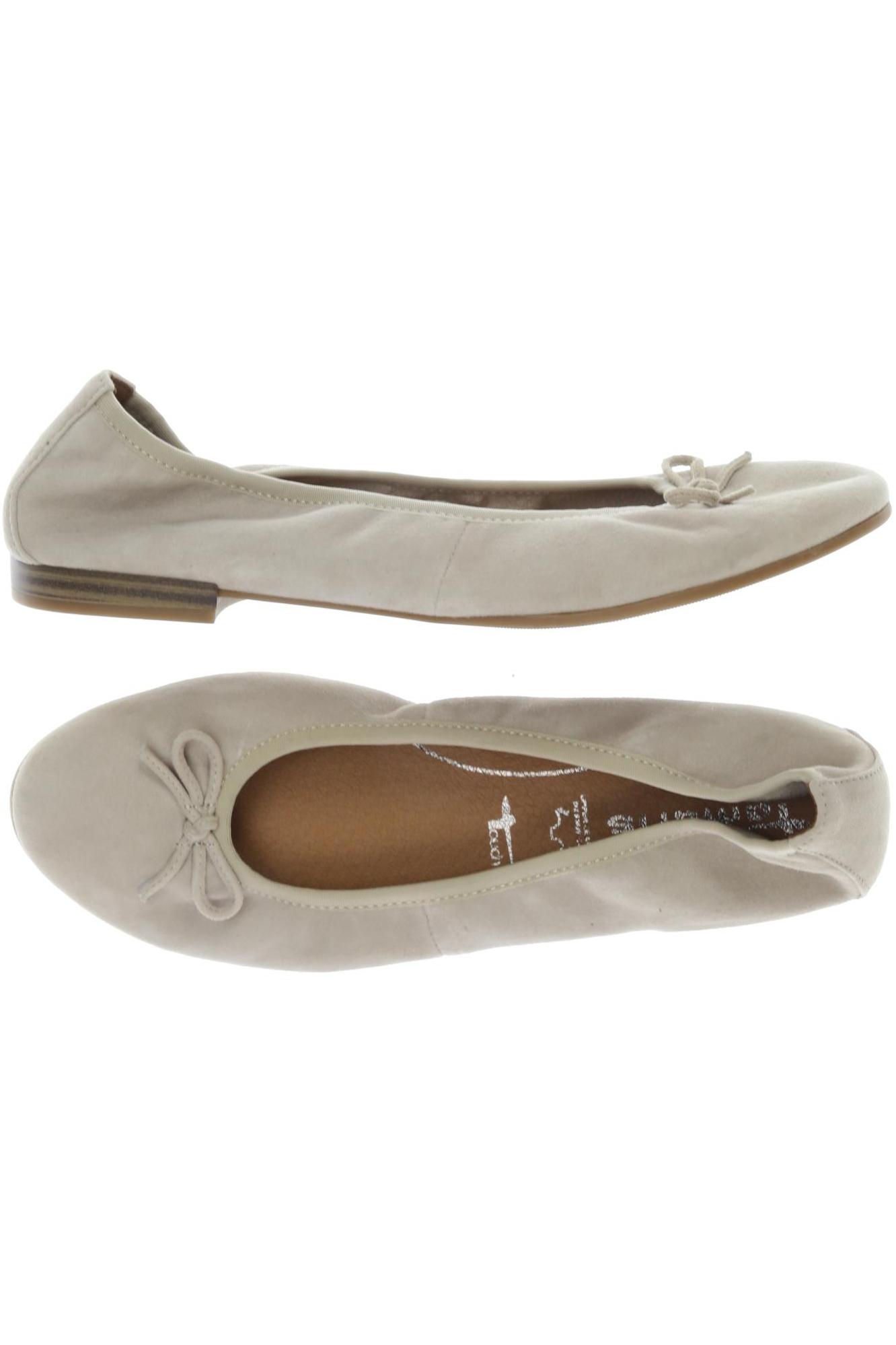

Tamaris Damen Ballerinas, beige, Gr. 39