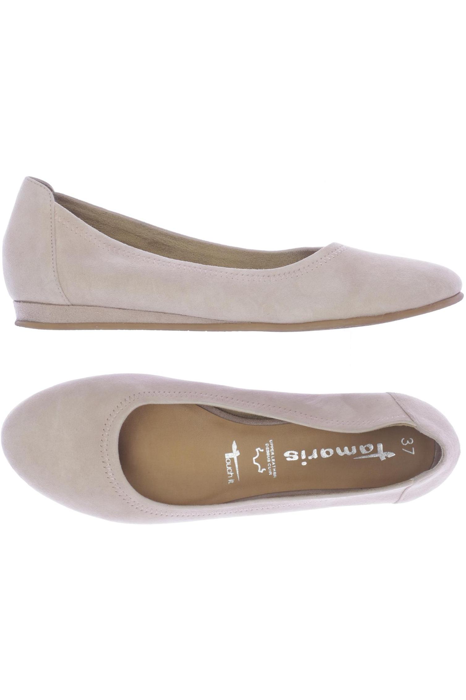 

Tamaris Damen Ballerinas, beige, Gr. 37