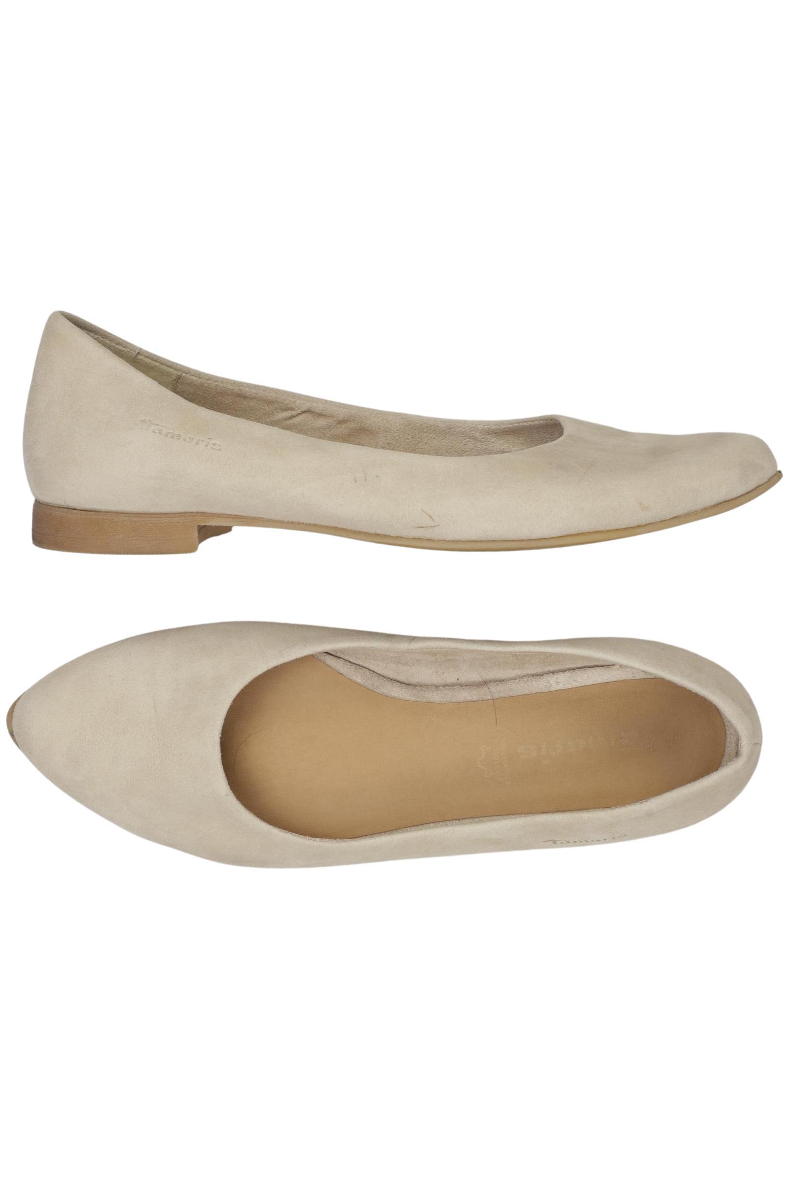 

Tamaris Damen Ballerinas, beige, Gr. 39