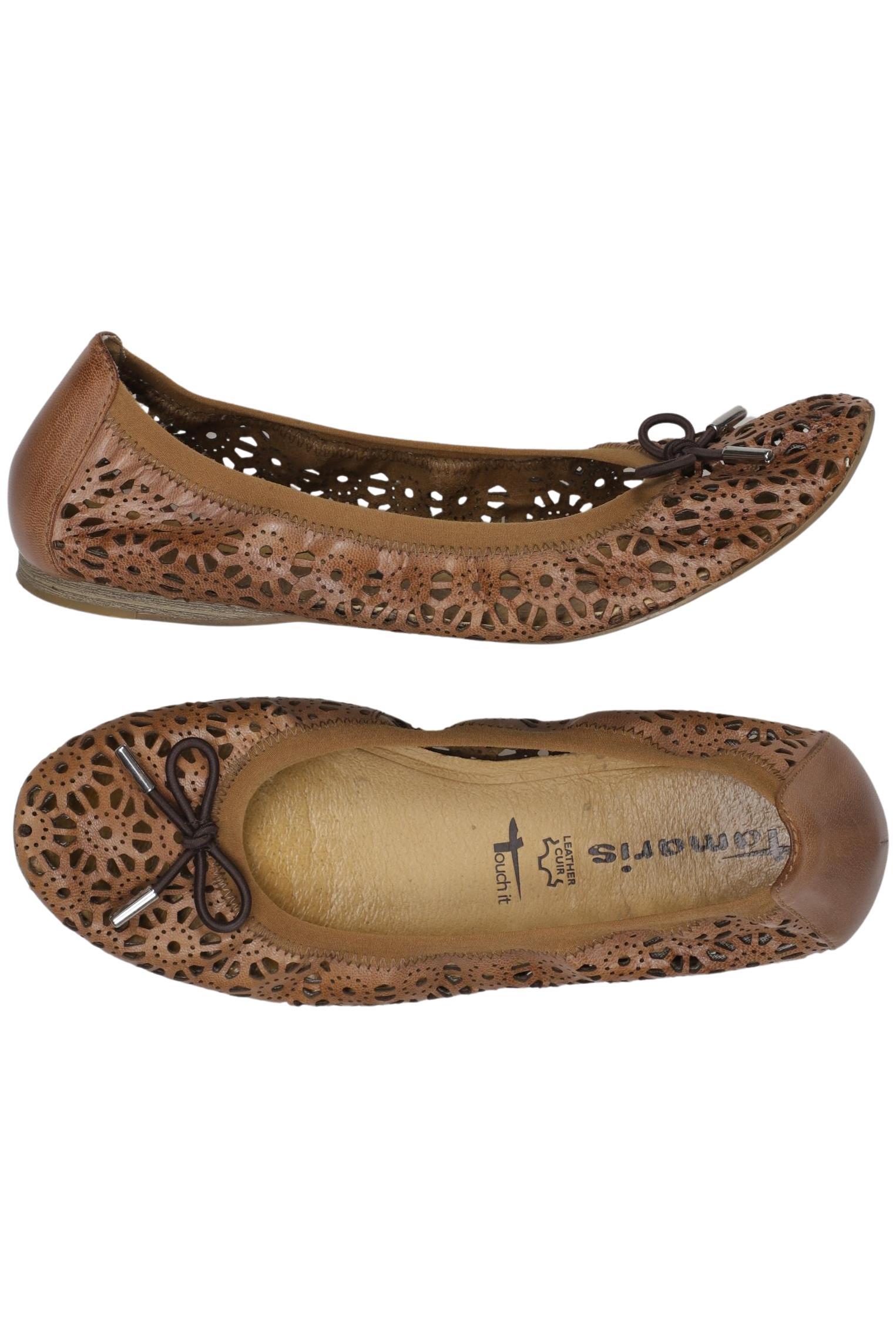 

Tamaris Damen Ballerinas, braun, Gr. 38
