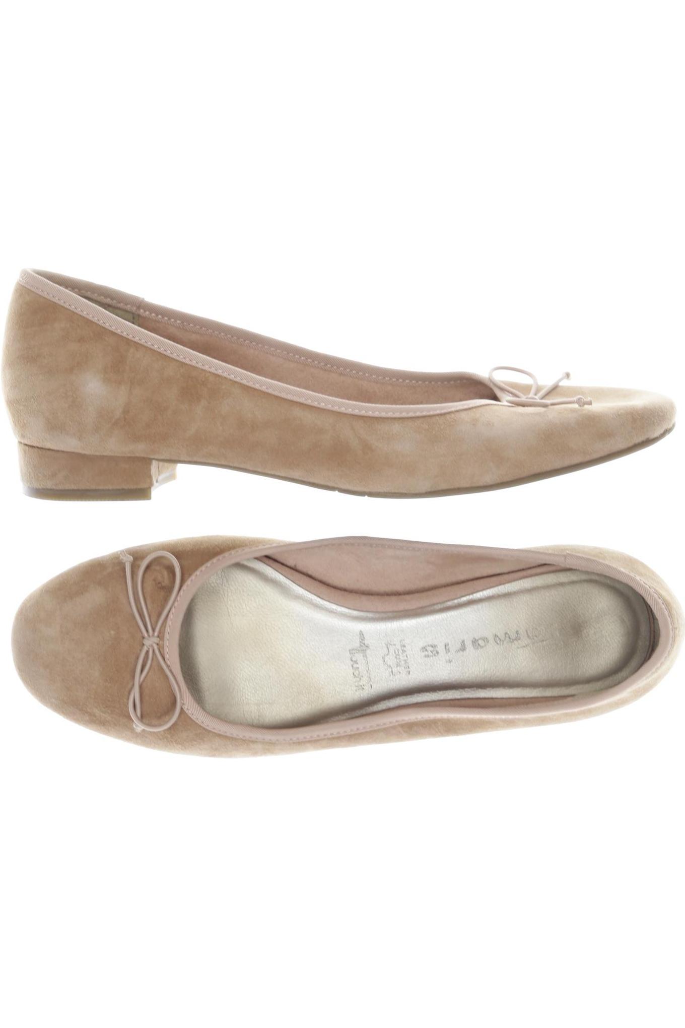 

Tamaris Damen Ballerinas, beige, Gr. 38