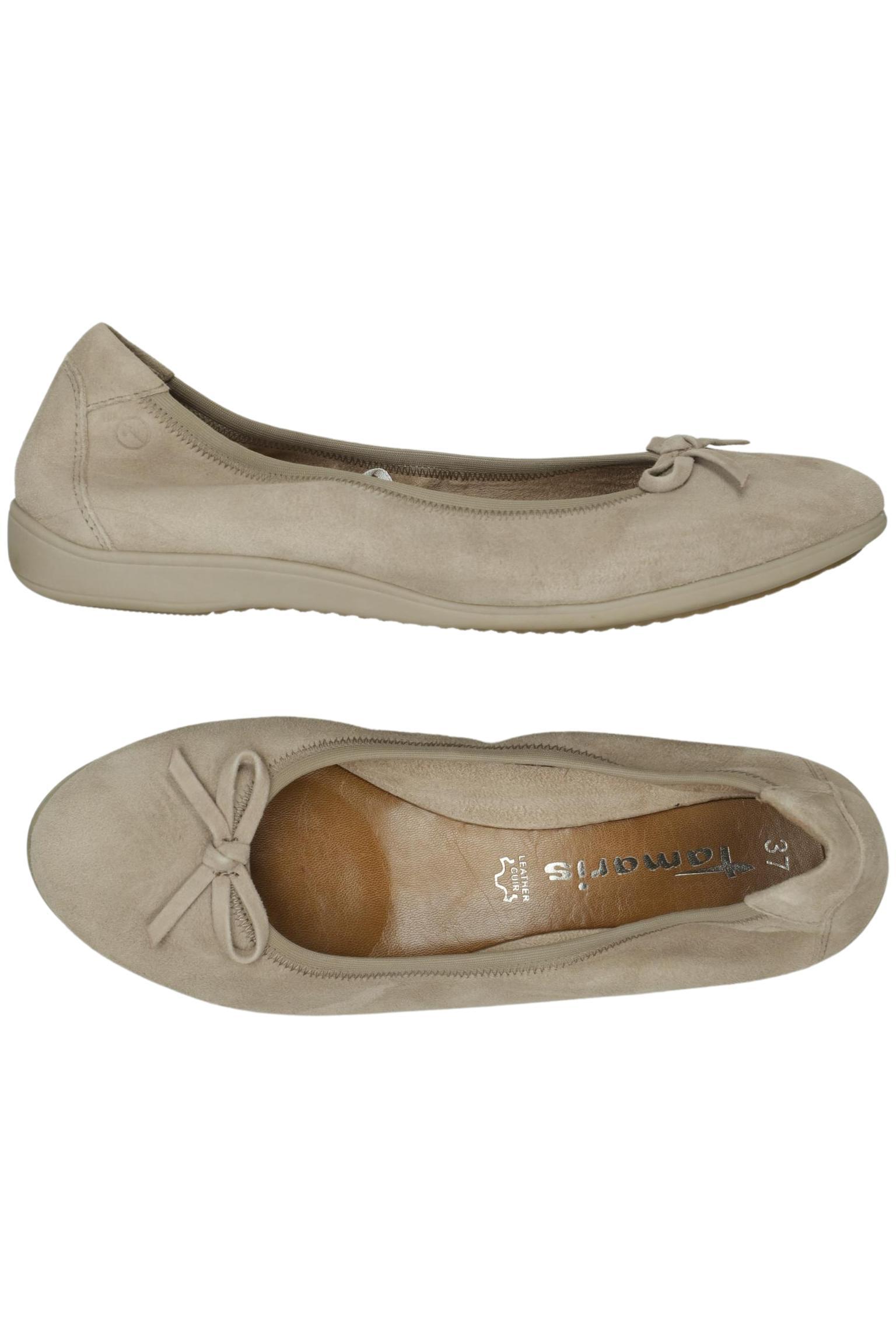 

Tamaris Damen Ballerinas, beige, Gr. 37