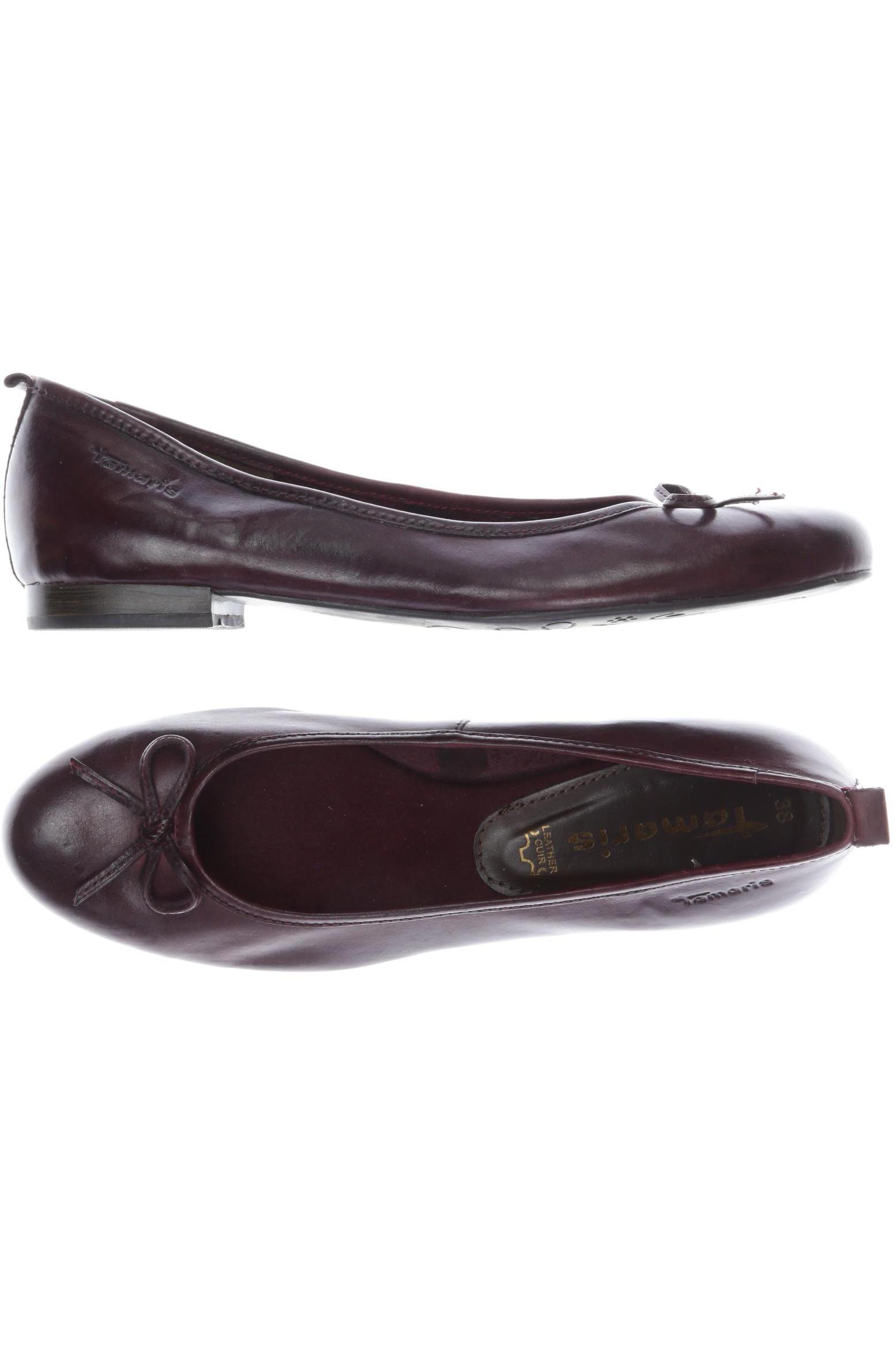 

Tamaris Damen Ballerinas, bordeaux, Gr. 38