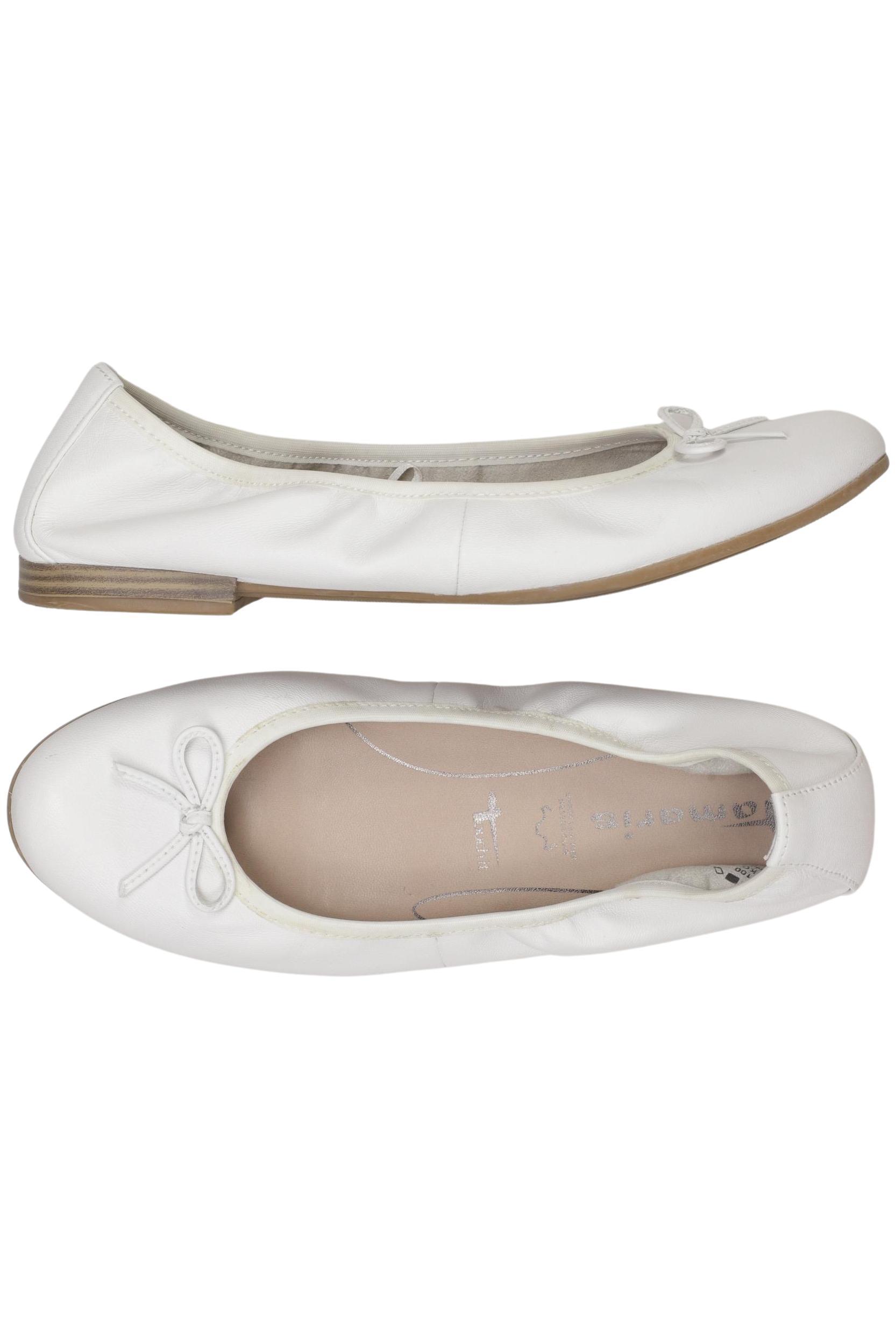 

Tamaris Damen Ballerinas, weiß, Gr. 39