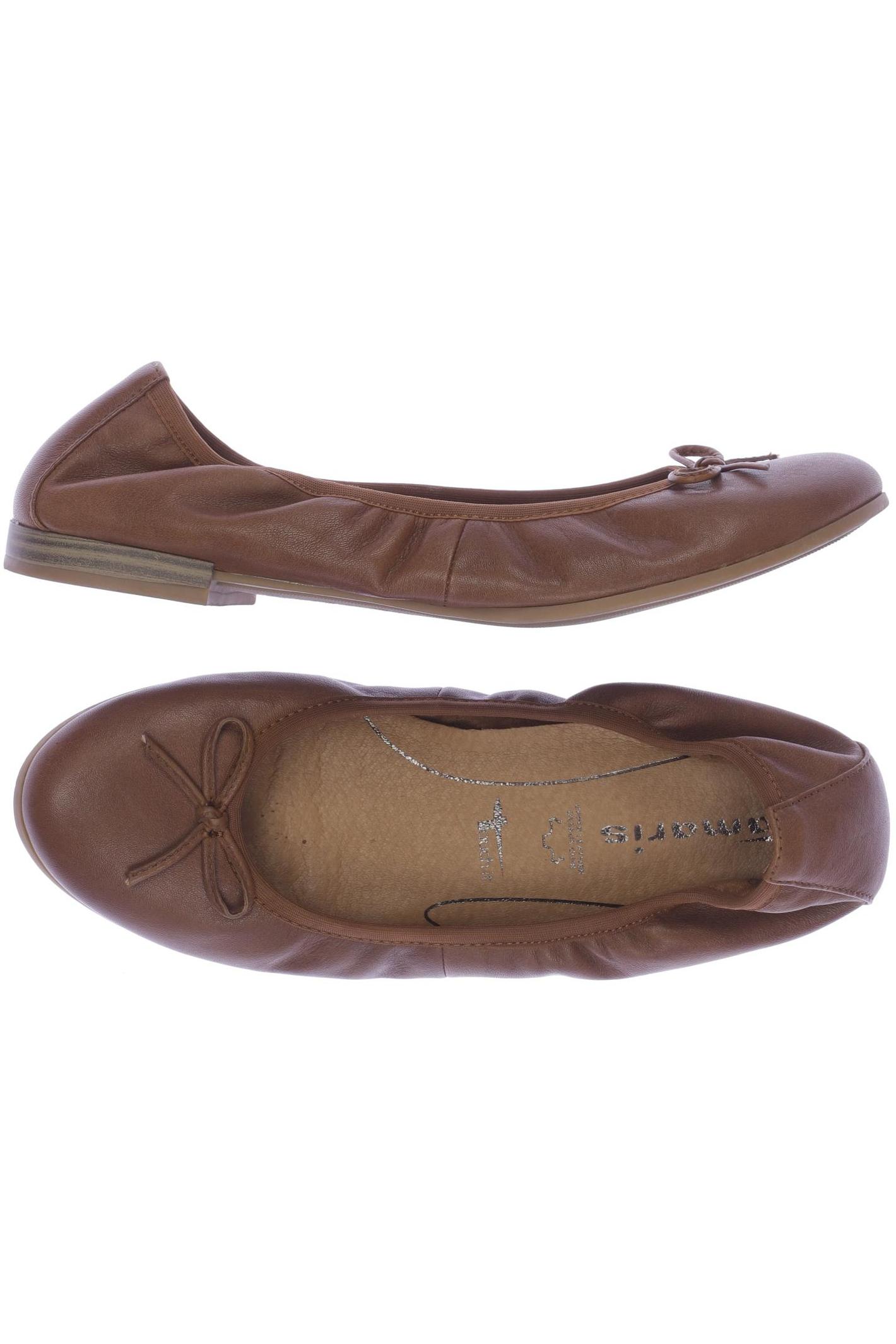 

Tamaris Damen Ballerinas, braun, Gr. 38