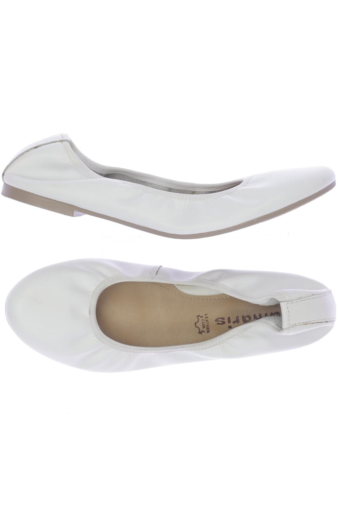 

Tamaris Damen Ballerinas, weiß, Gr. 38