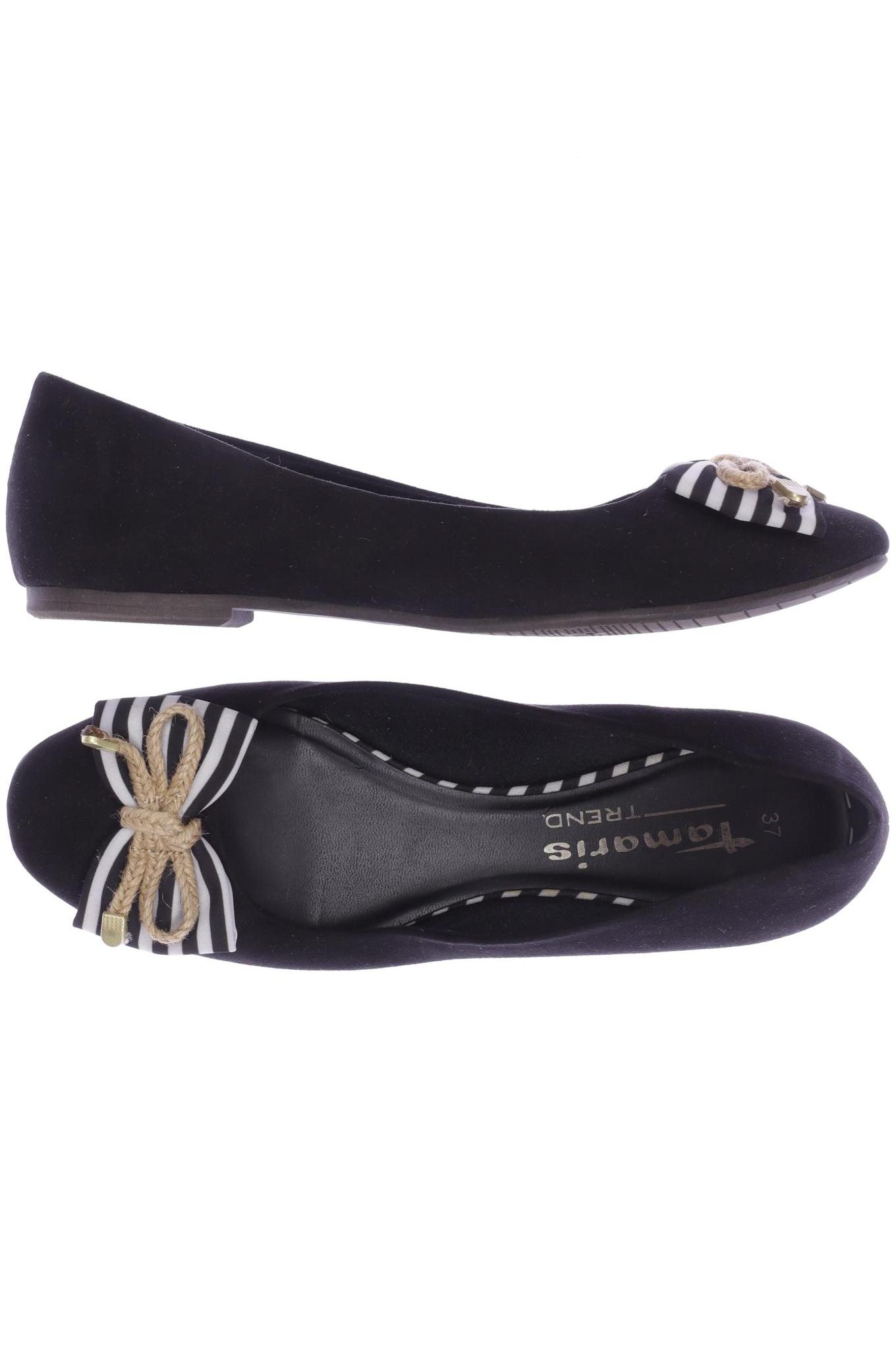 

Tamaris Damen Ballerinas, schwarz, Gr. 37