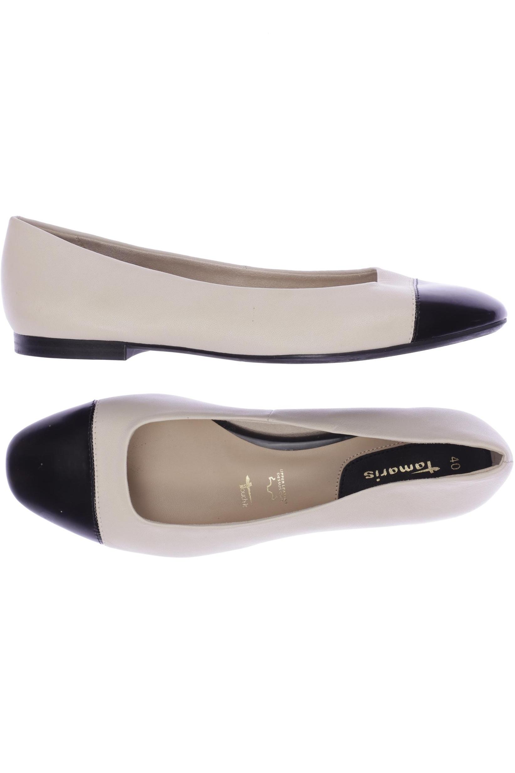 

Tamaris Damen Ballerinas, beige, Gr. 40