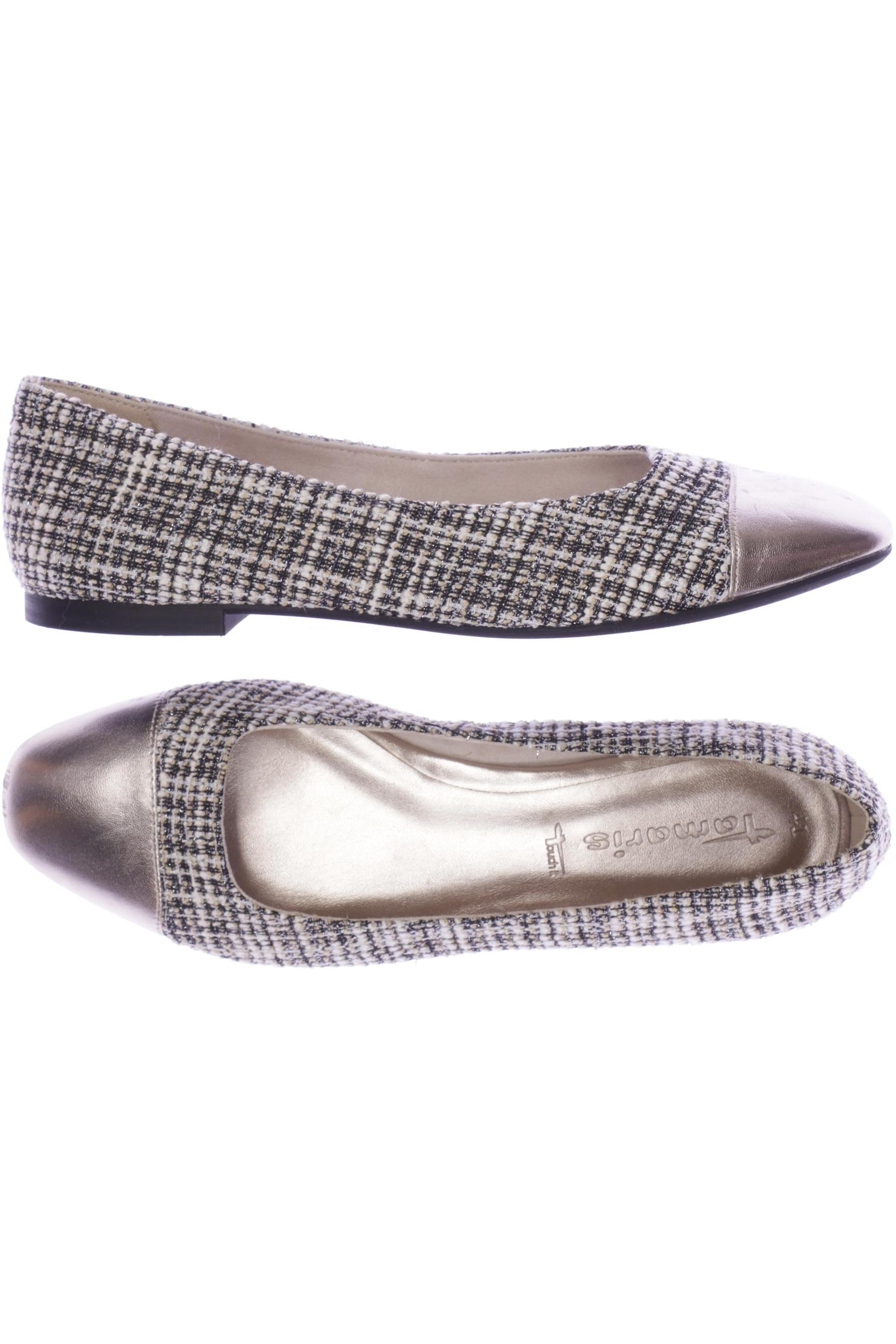 

Tamaris Damen Ballerinas, beige, Gr. 41