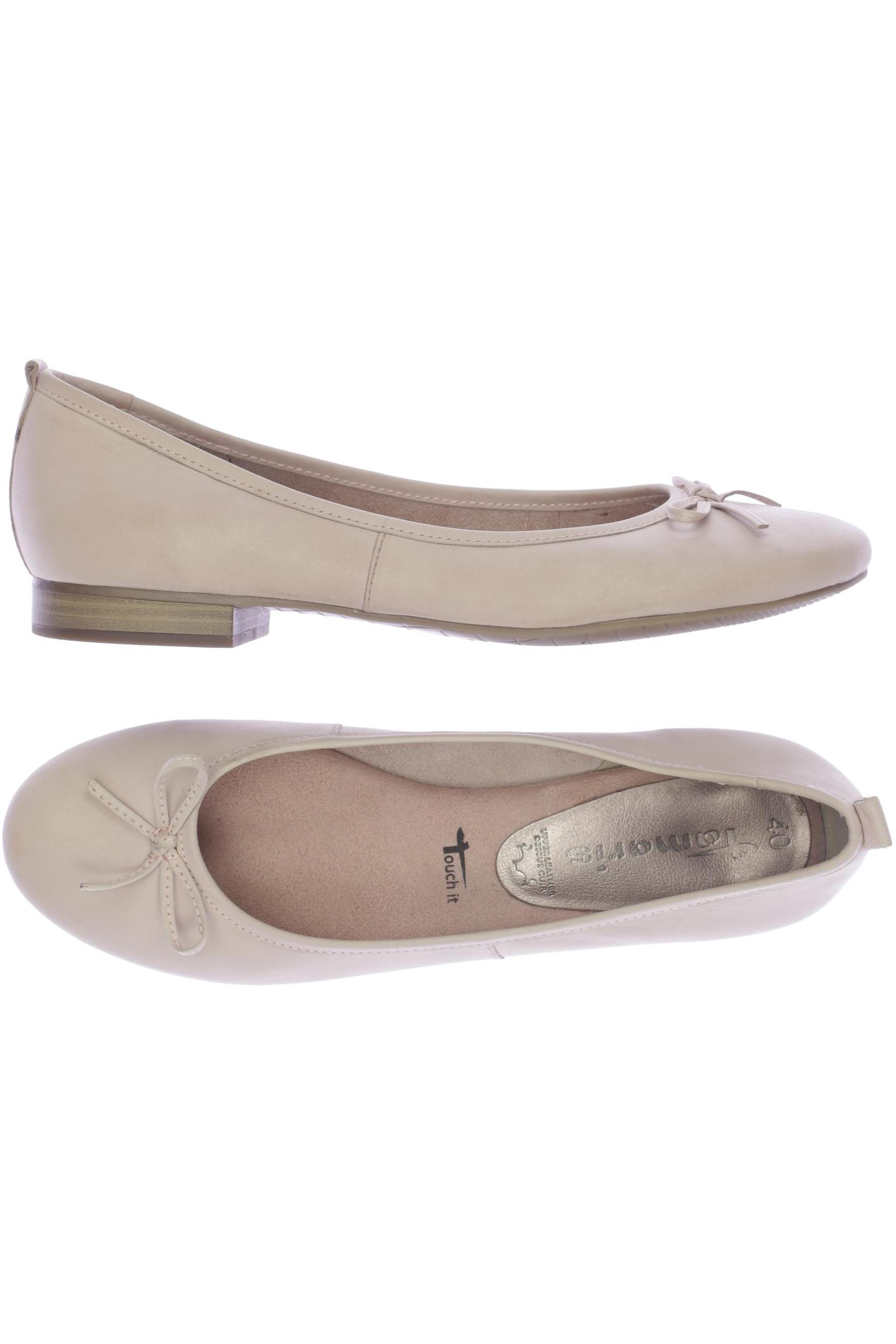 

Tamaris Damen Ballerinas, beige, Gr. 40