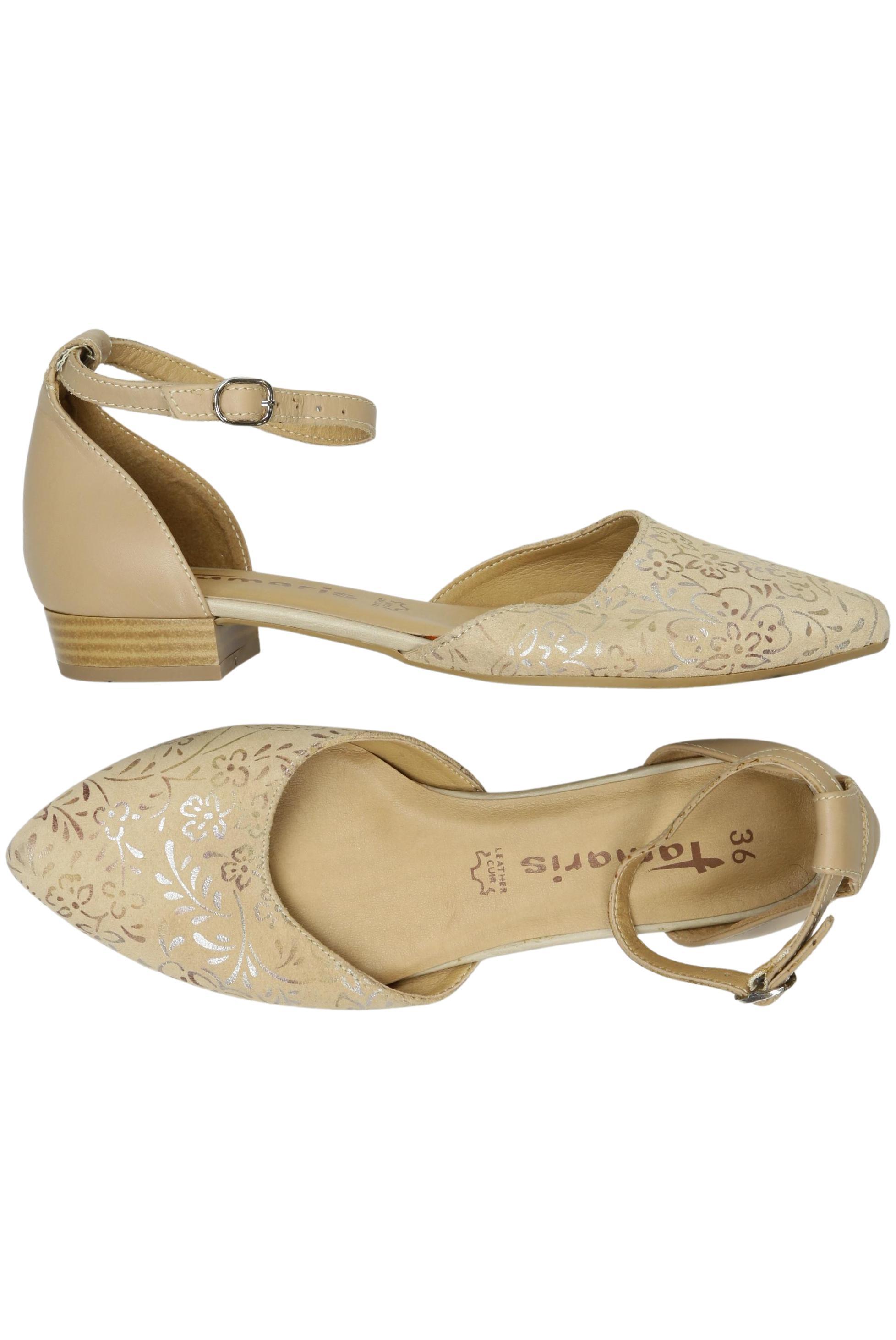 

Tamaris Damen Ballerinas, beige, Gr. 36