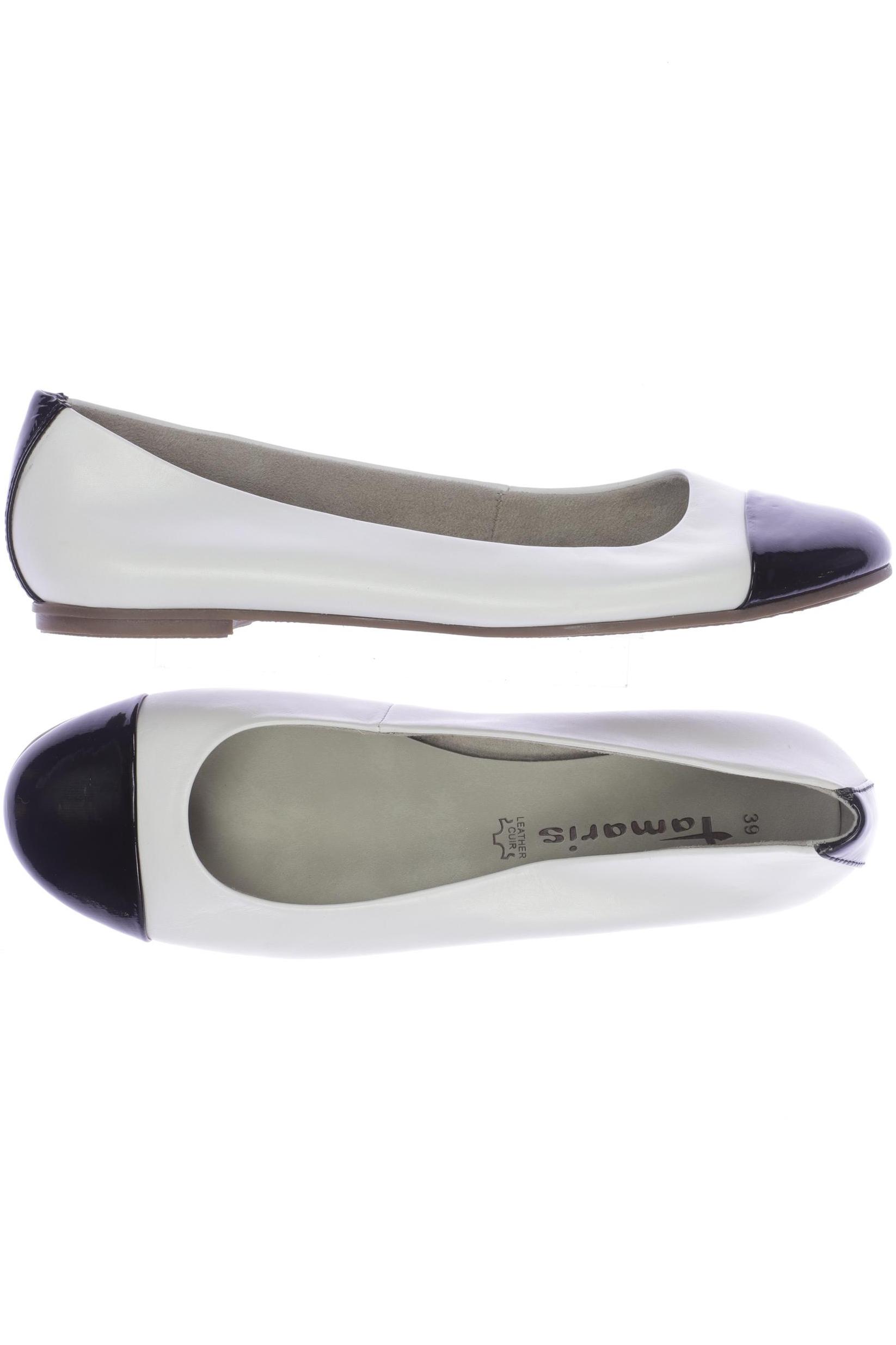 

Tamaris Damen Ballerinas, weiß, Gr. 39