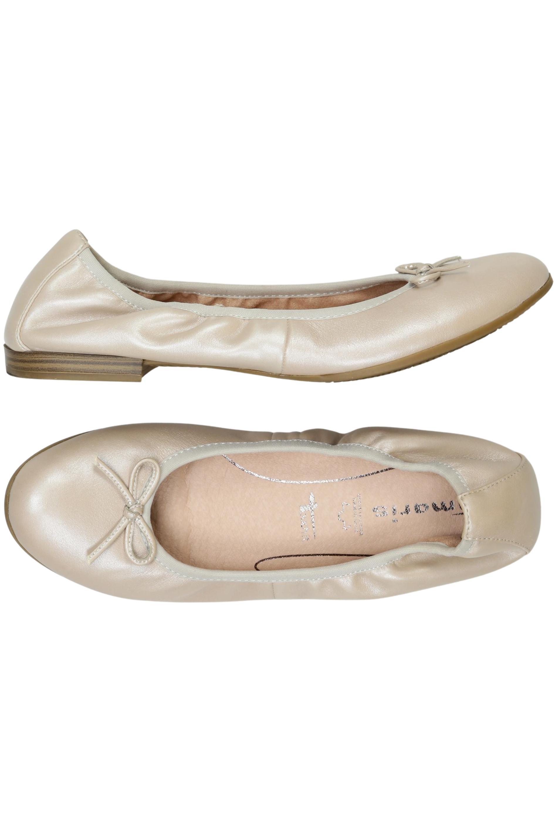 

Tamaris Damen Ballerinas, beige, Gr. 40