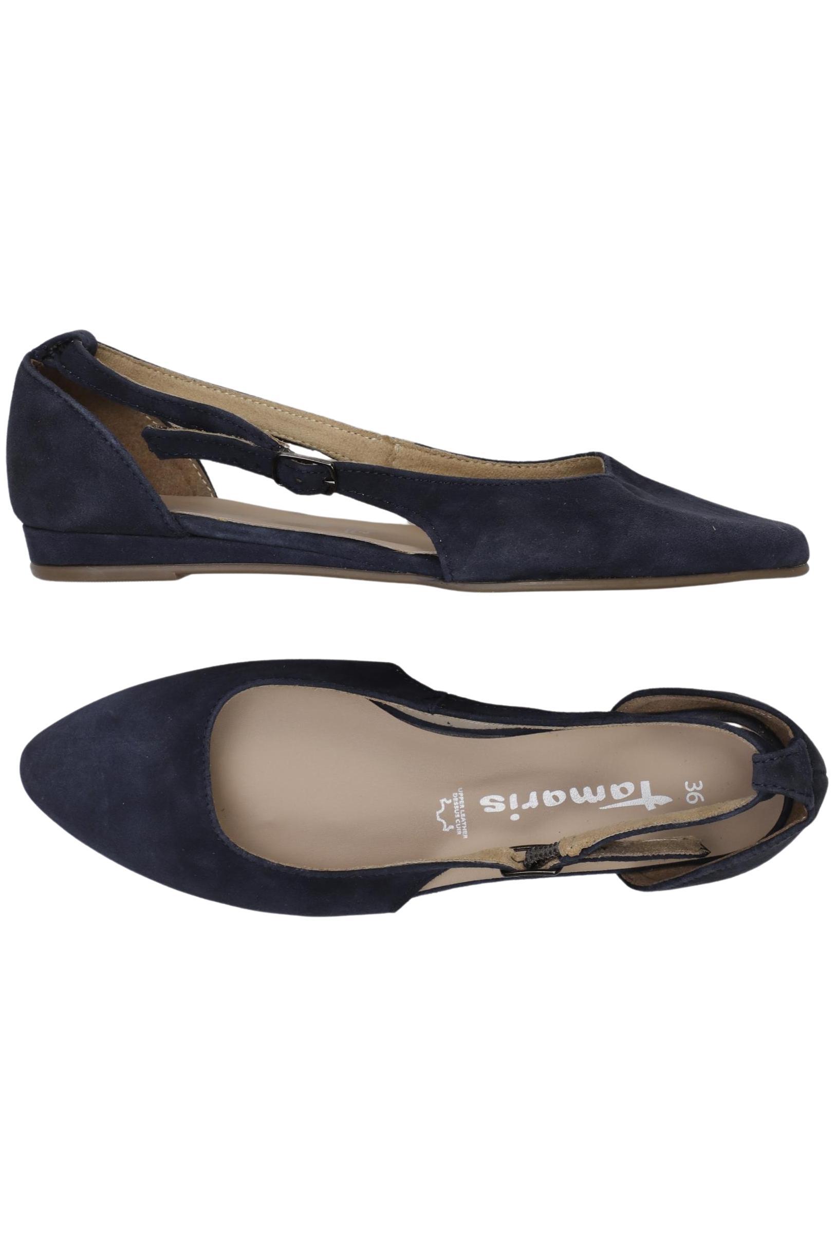 

Tamaris Damen Ballerinas, marineblau, Gr. 36