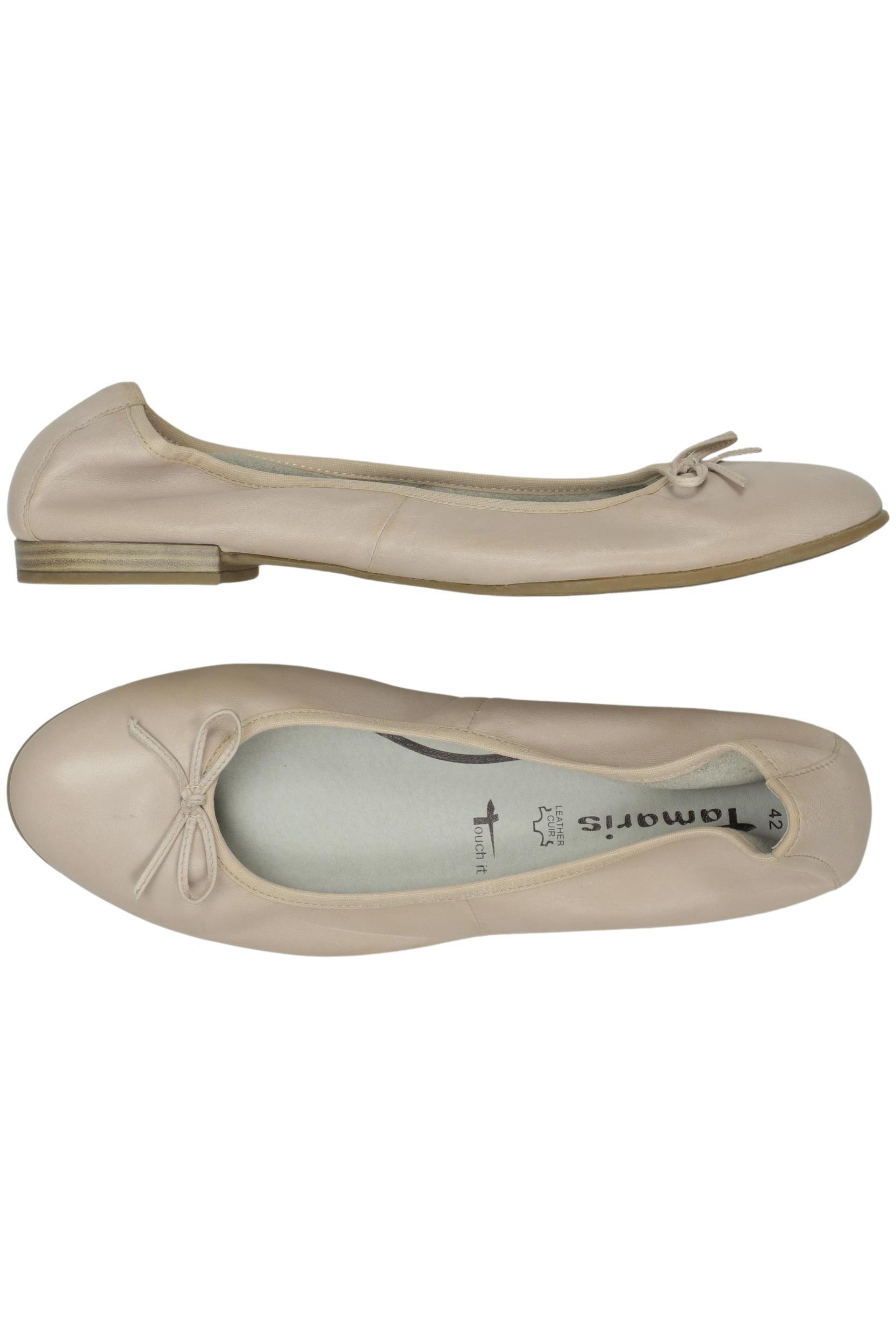 

Tamaris Damen Ballerinas, beige, Gr. 42