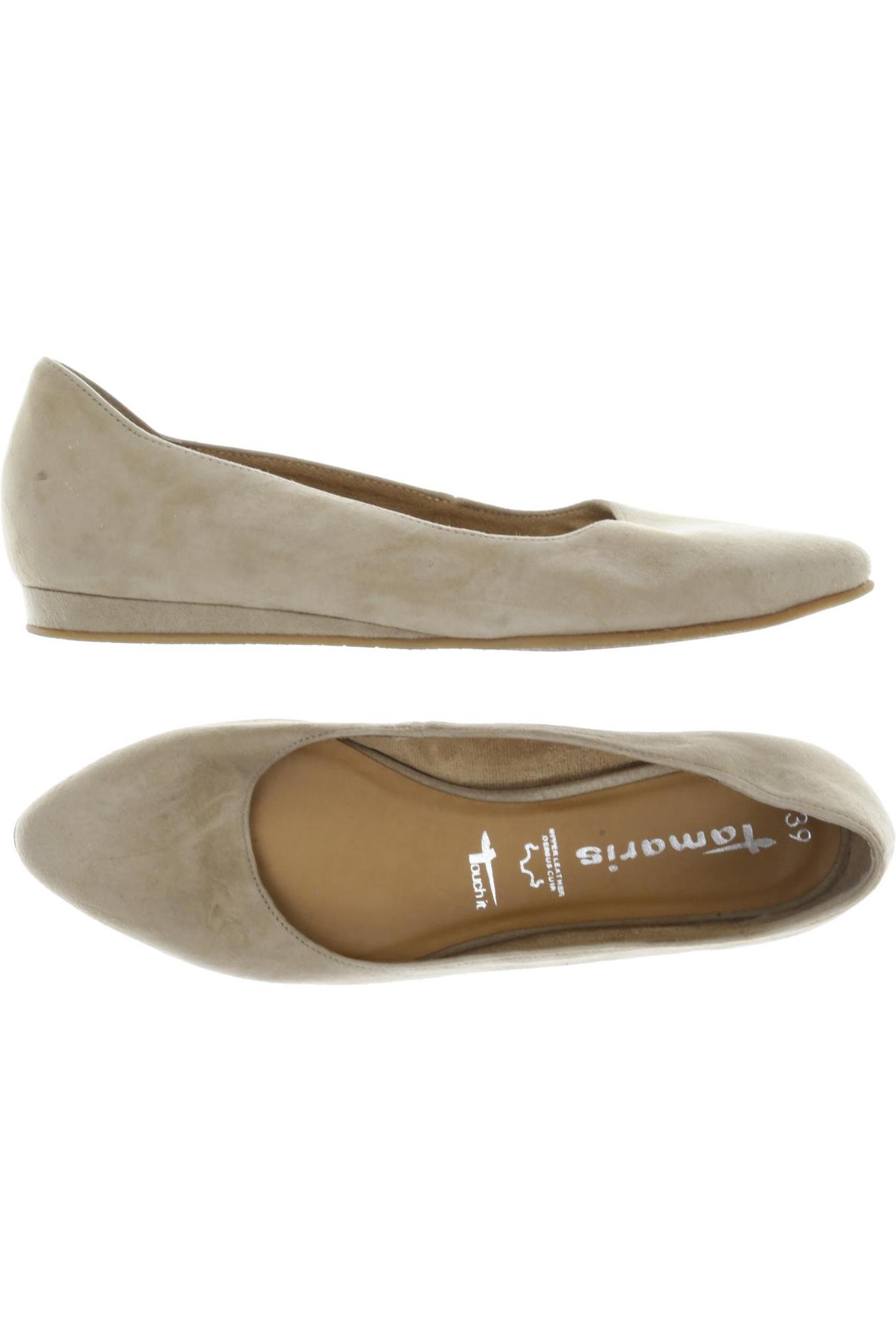 

Tamaris Damen Ballerinas, beige, Gr. 39
