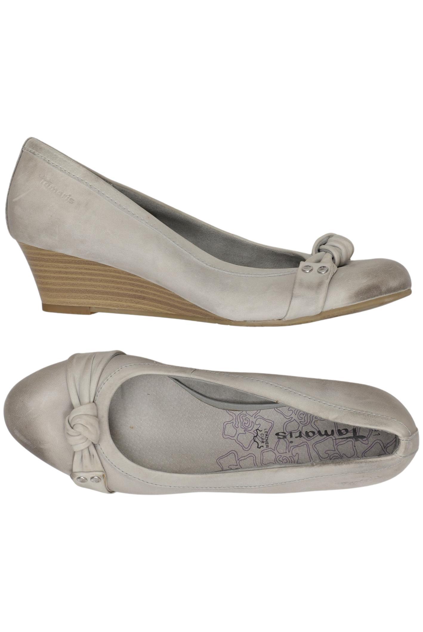 

Tamaris Damen Ballerinas, grau, Gr. 41