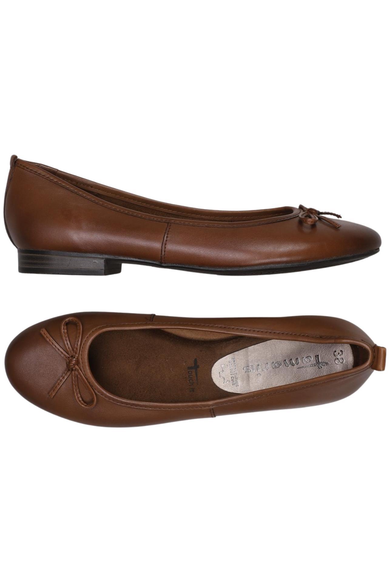 

Tamaris Damen Ballerinas, braun, Gr. 38