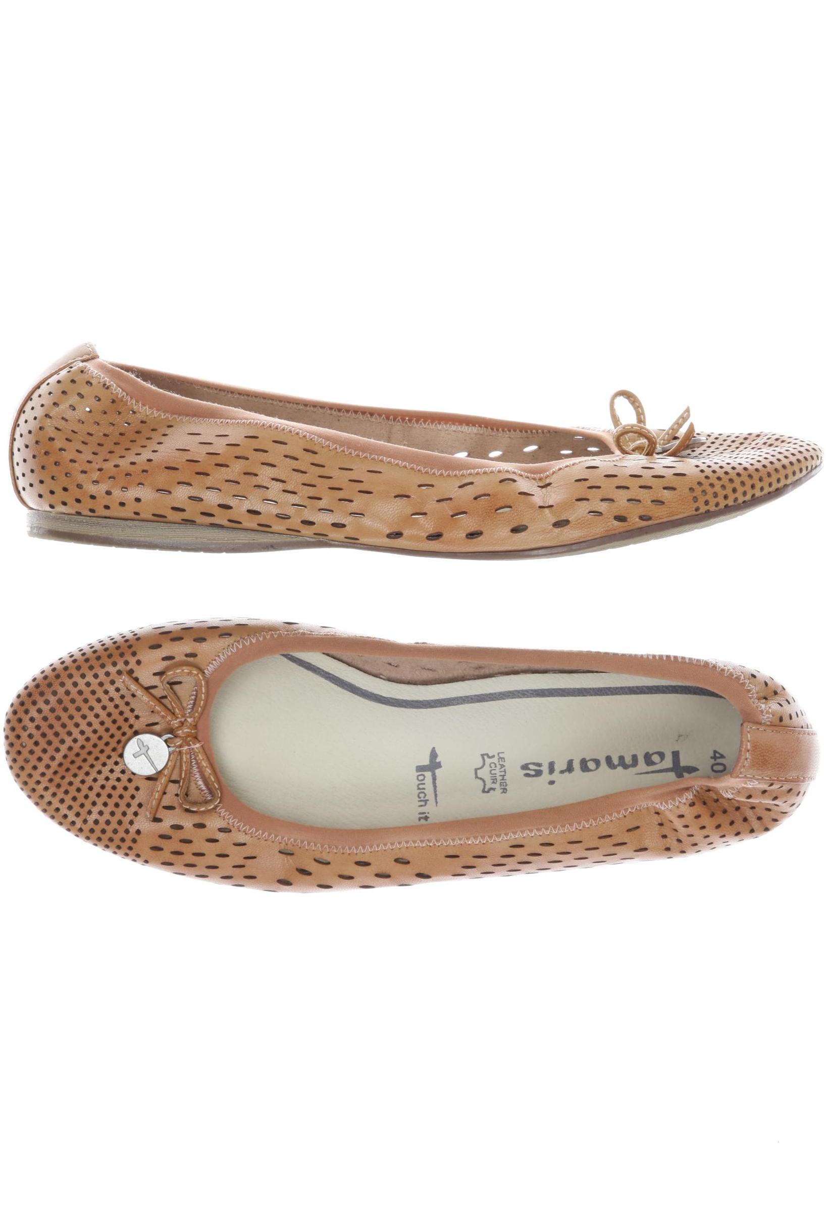 

Tamaris Damen Ballerinas, beige, Gr. 40