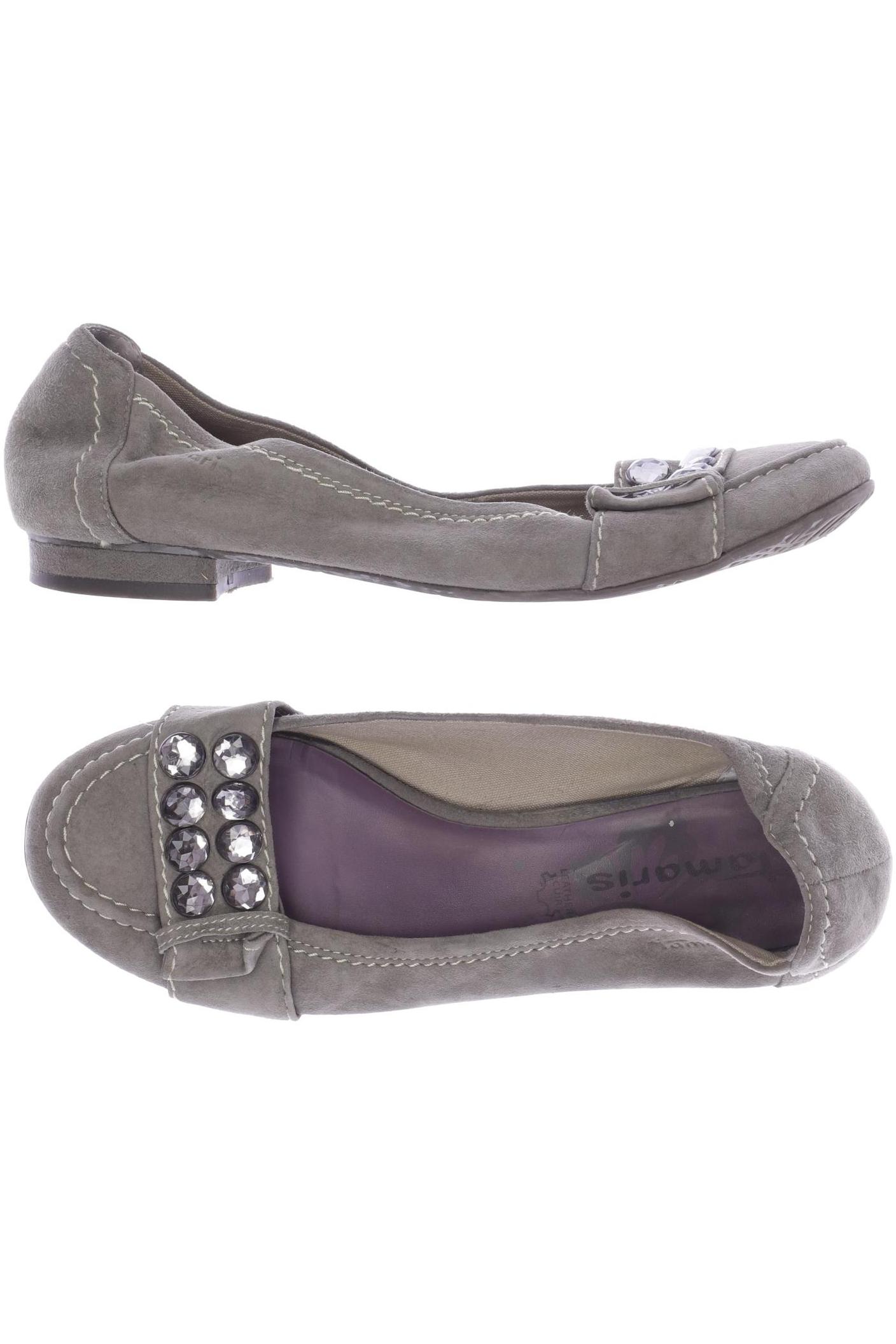 

Tamaris Damen Ballerinas, grau