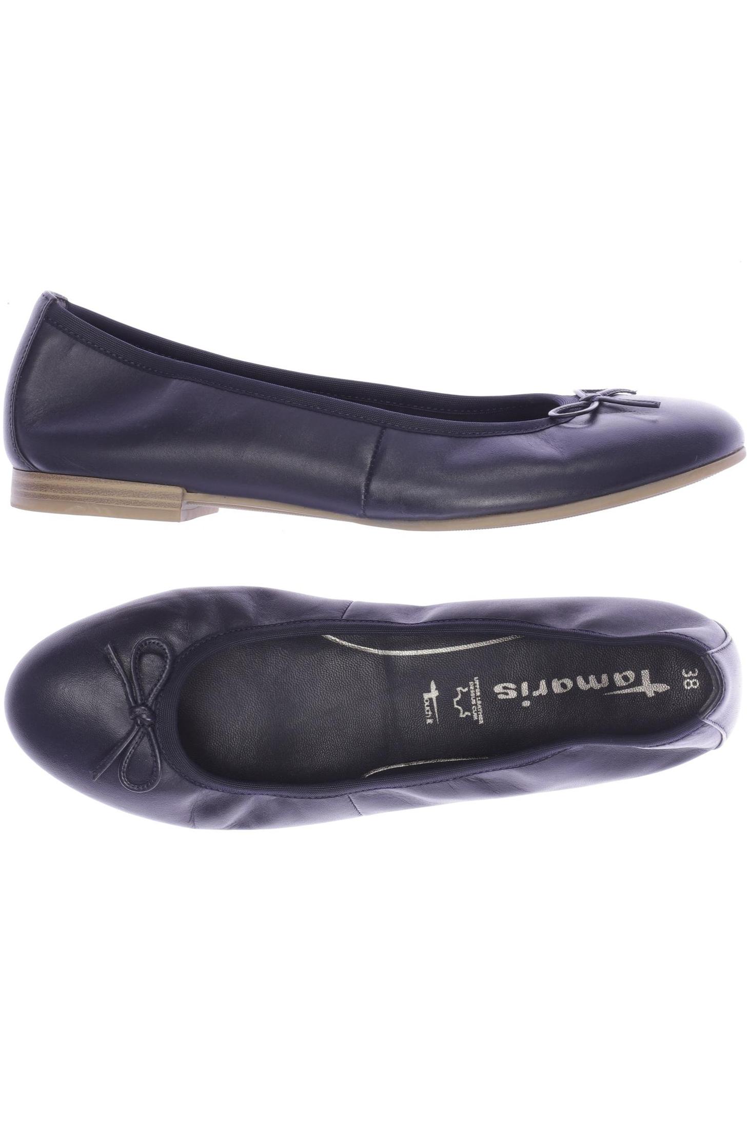 

Tamaris Damen Ballerinas, marineblau, Gr. 38