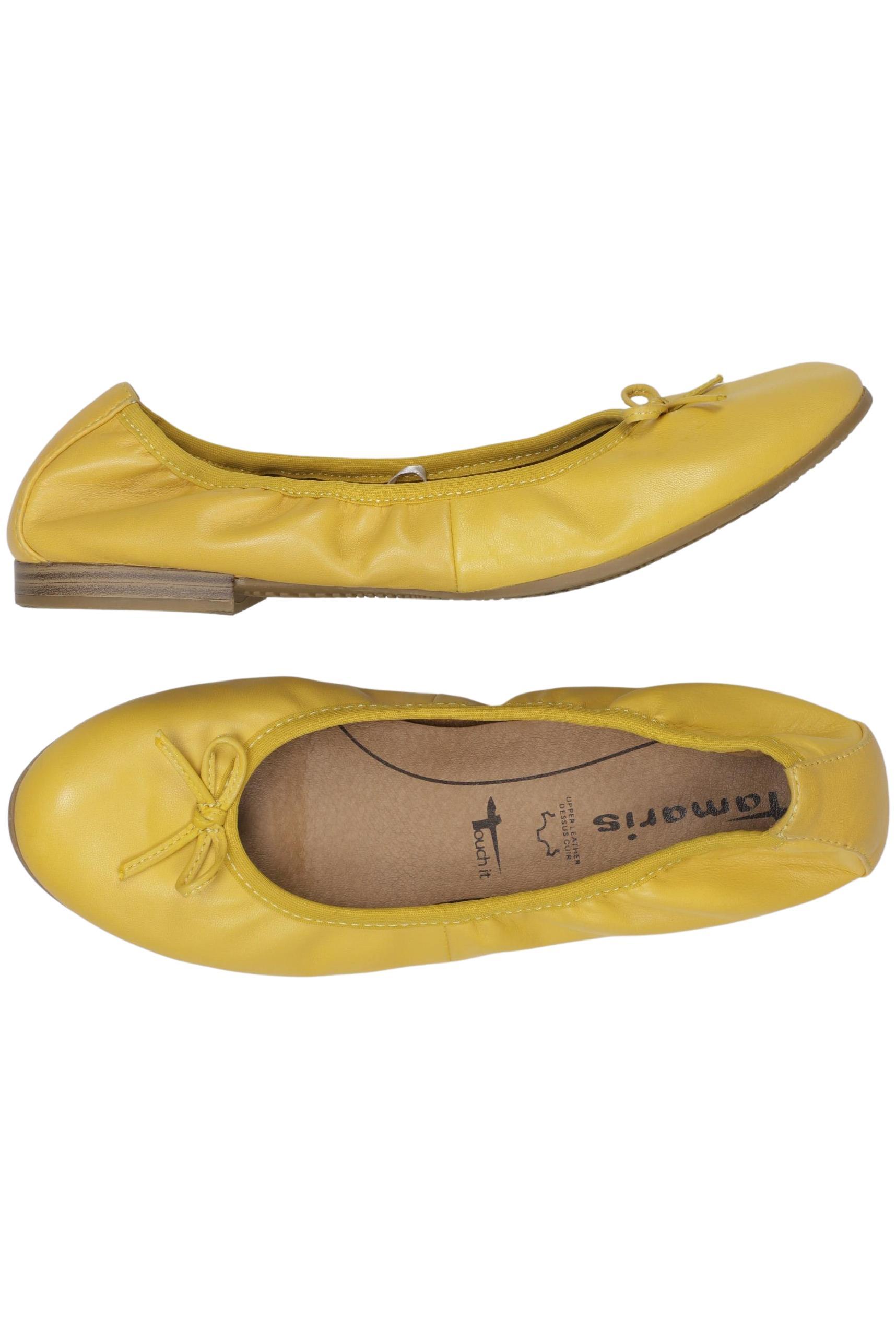 

Tamaris Damen Ballerinas, gelb, Gr. 39