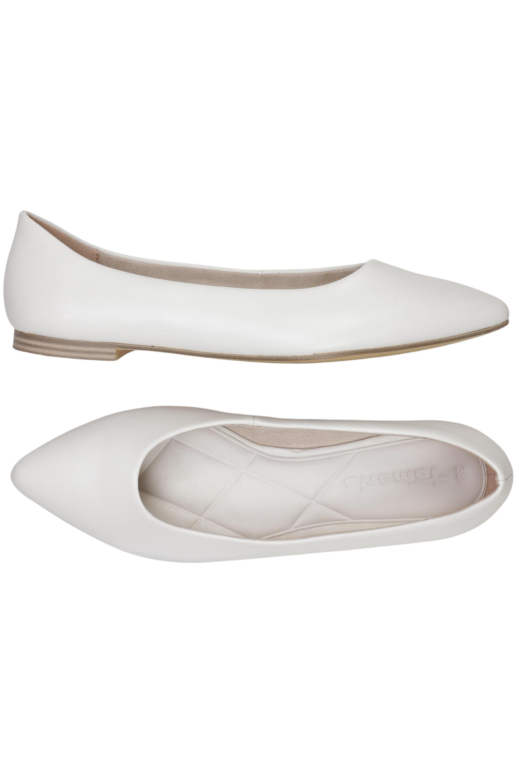 

Tamaris Damen Ballerinas, weiß, Gr. 38