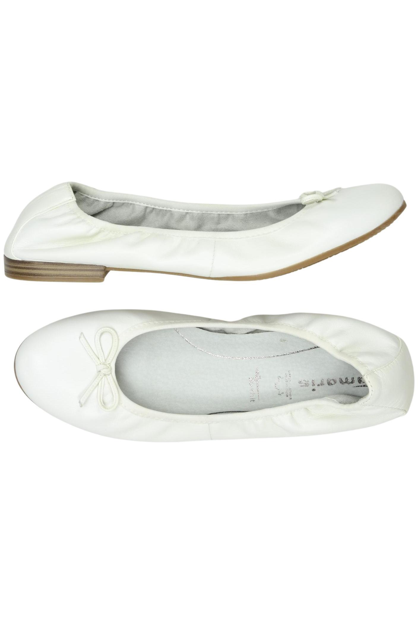 

Tamaris Damen Ballerinas, weiß, Gr. 43